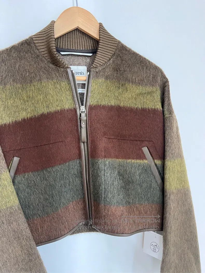 Hermes Hermes Mohair and Wool Blended Overcoat Size XS / US 0-2 / IT 36-38 - 6 Thumbnail
