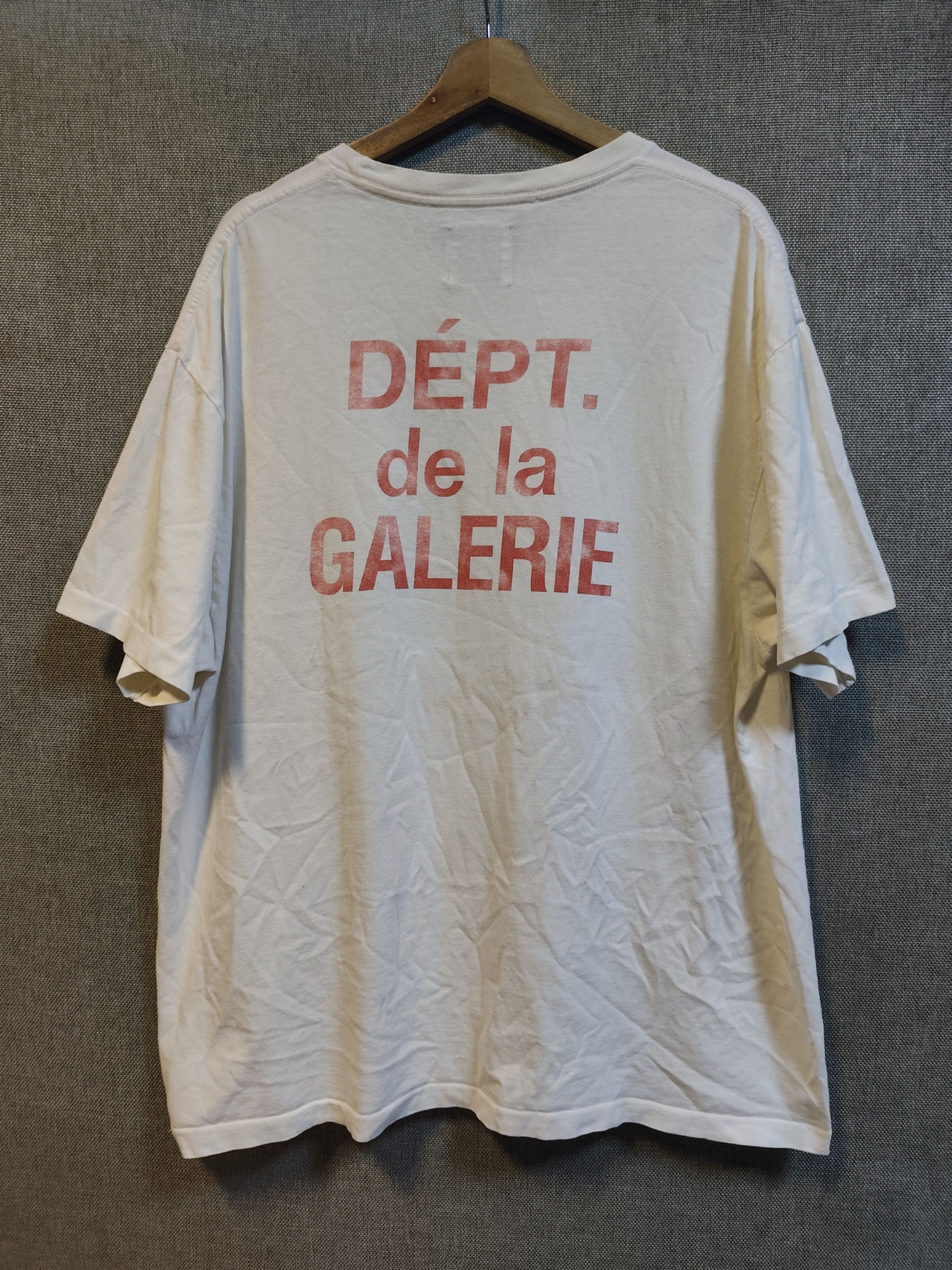 Gallery Dept. Gallery Dept. "Dépt. de la Galerie" French Logo Tee White Size US XL / EU 56 / 4 - 1 Thumbnail