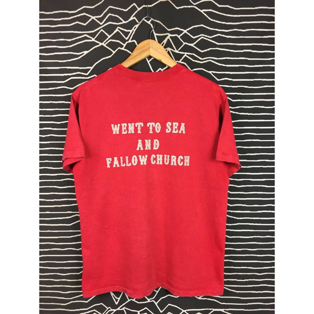 Japanese Brand × Vintage Vtg 90s Kriff Mayer Went To Sea And Fallow Church Tee Size US M / EU 48-50 / 2 - 10 Thumbnail