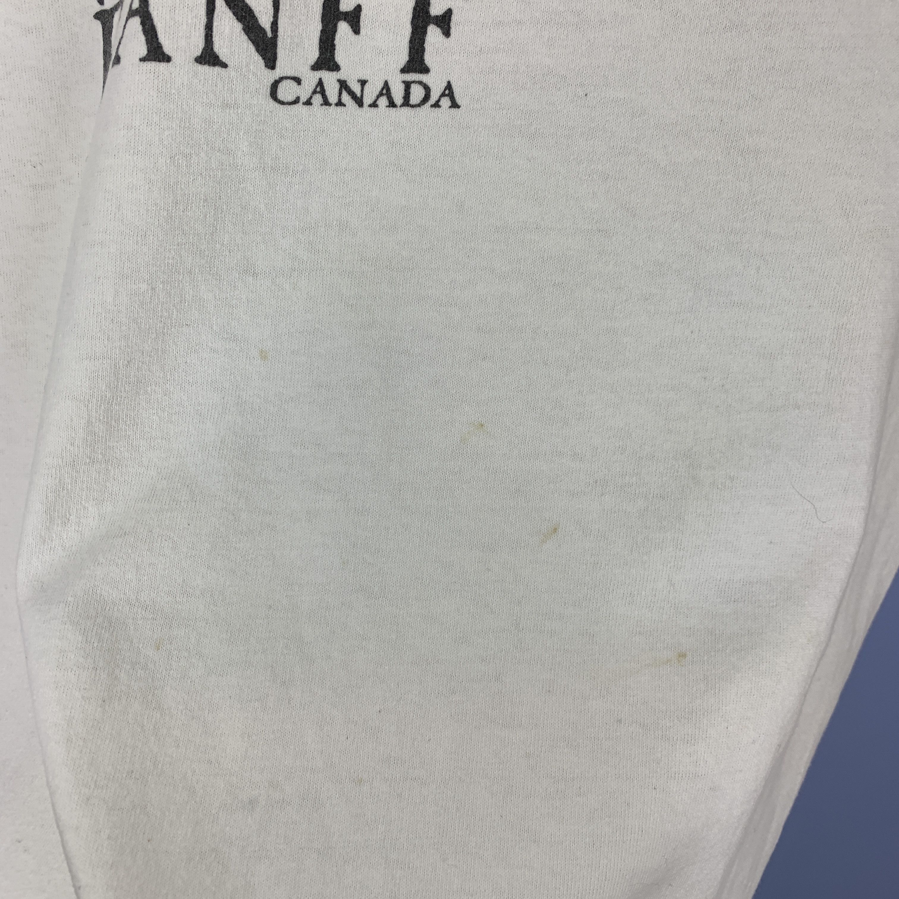 Fruit Of The Loom Vintage BANFF CANADA Crew Neck T Shirt #1792/07 Size US M / EU 48-50 / 2 - 5 Thumbnail
