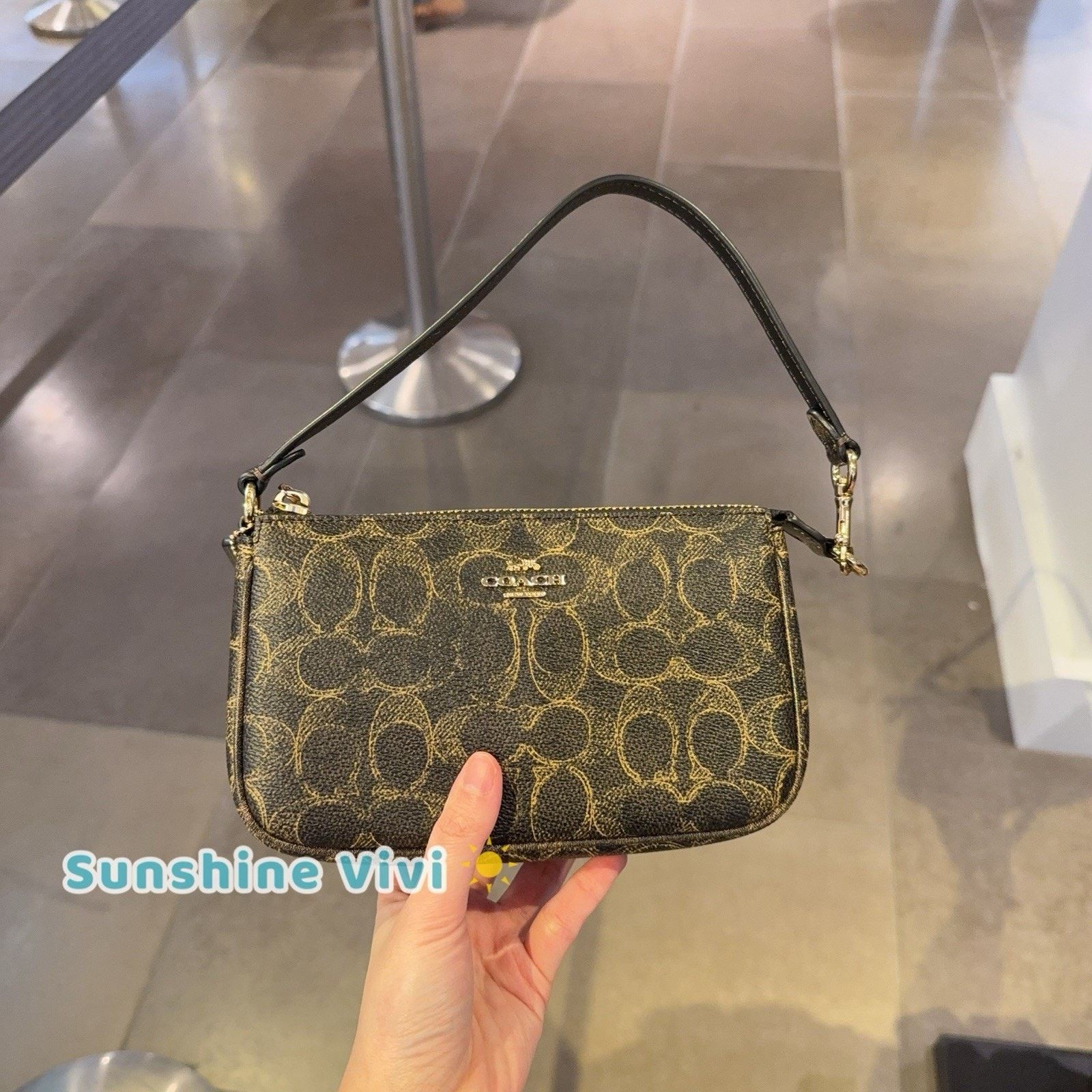 Coach NWT Coach Nolita 19 In Loved Charms CDW32 Gold/Brown Size ONE SIZE - 1 Thumbnail