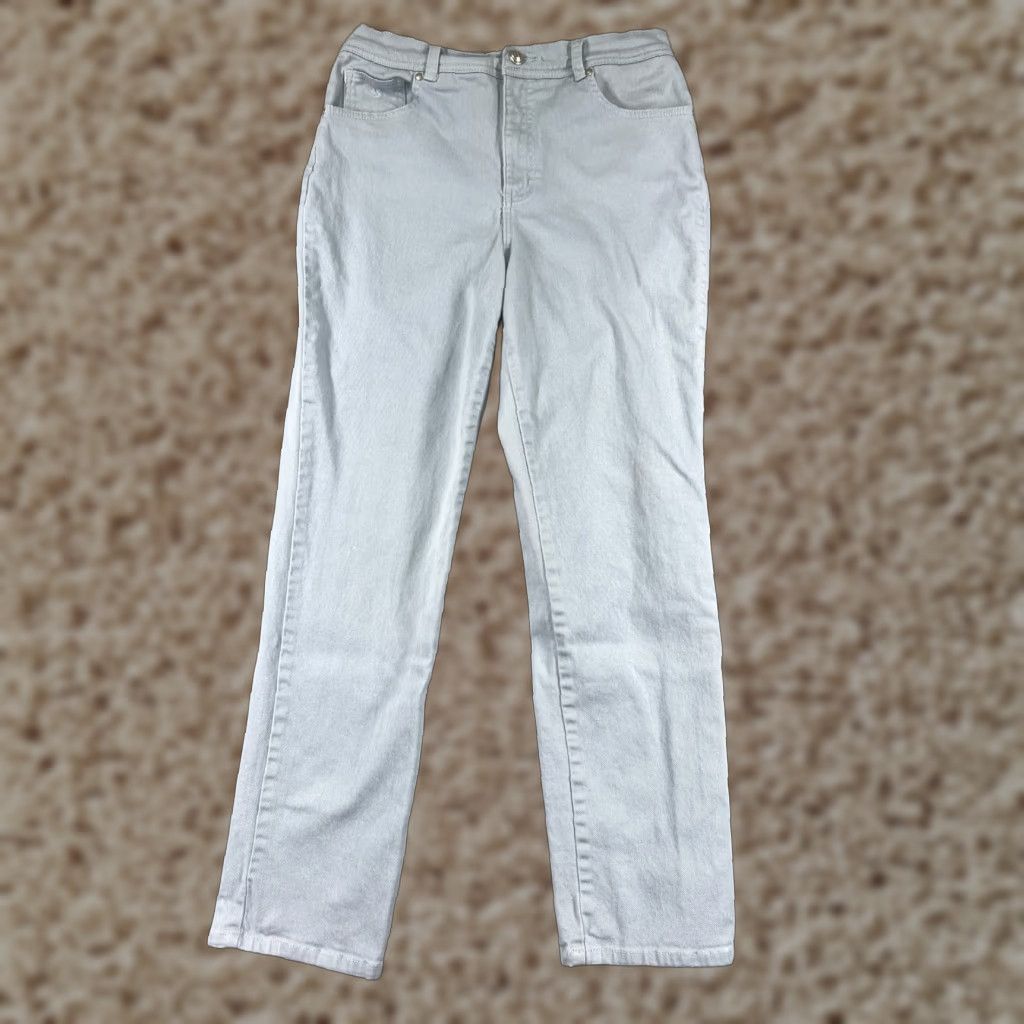 Gloria Vanderbilt Gloria Vanderbilt Jeans Womens 10 Blue Denim 5-Pocket Design Regular Fit Cotton Blend Pockets Jeans Size 32" / US 10 / IT 46 - 1 Thumbnail