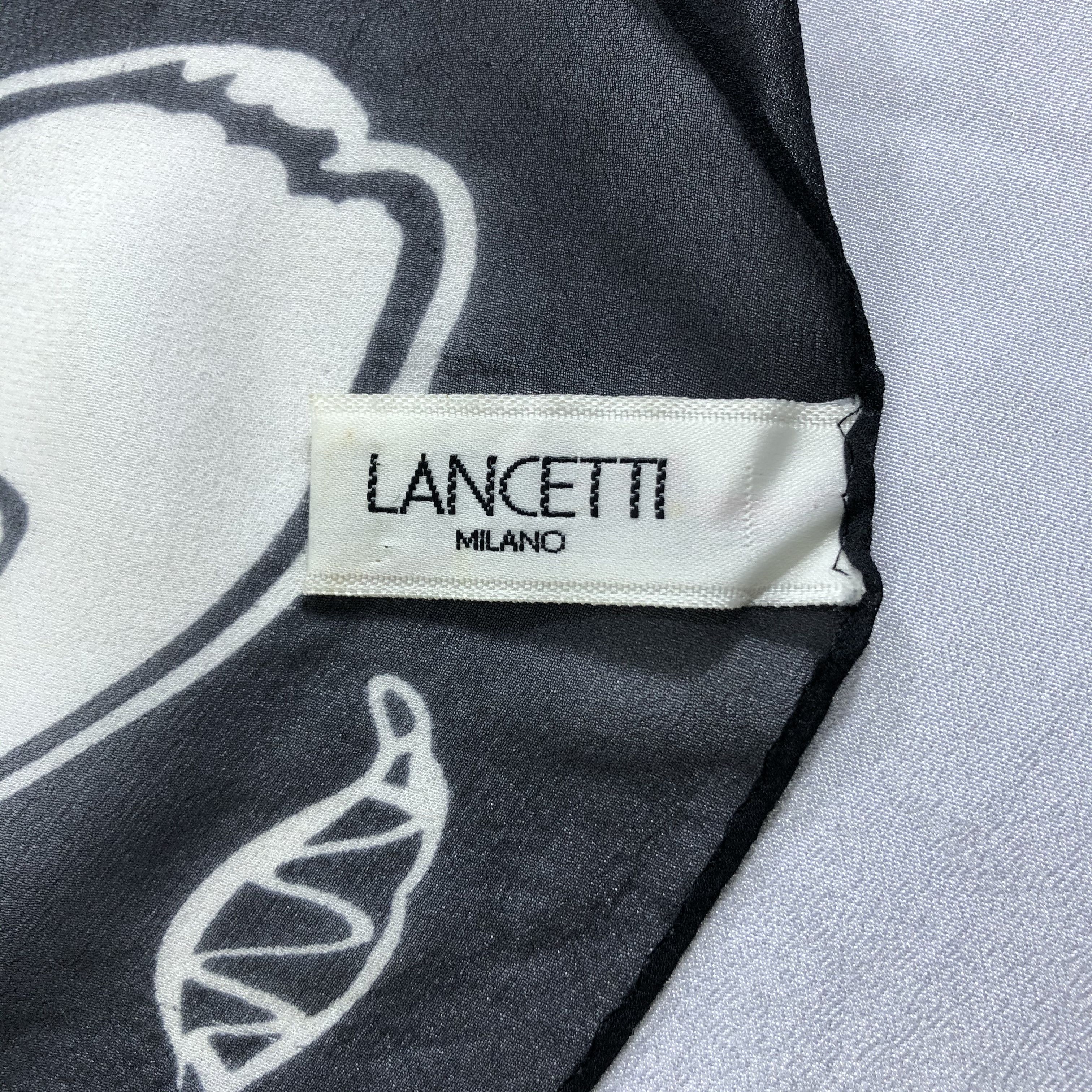 Lui di Lancetti × Vintage Lancetti Silk Scarf Size ONE SIZE - 6 Thumbnail