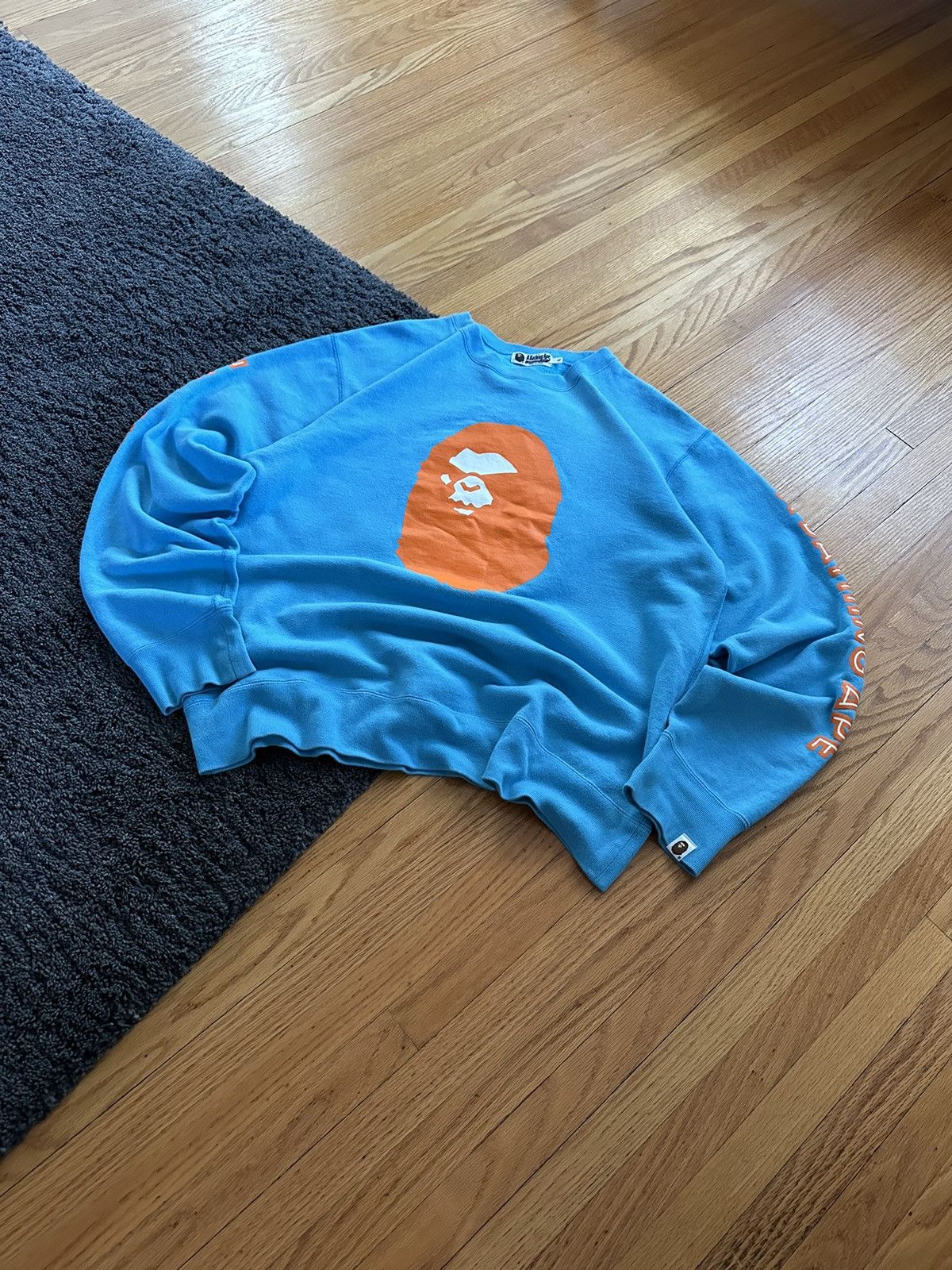 Bape Mad Ape Face Crewneck Size US XL / EU 56 / 4 - 1 Thumbnail