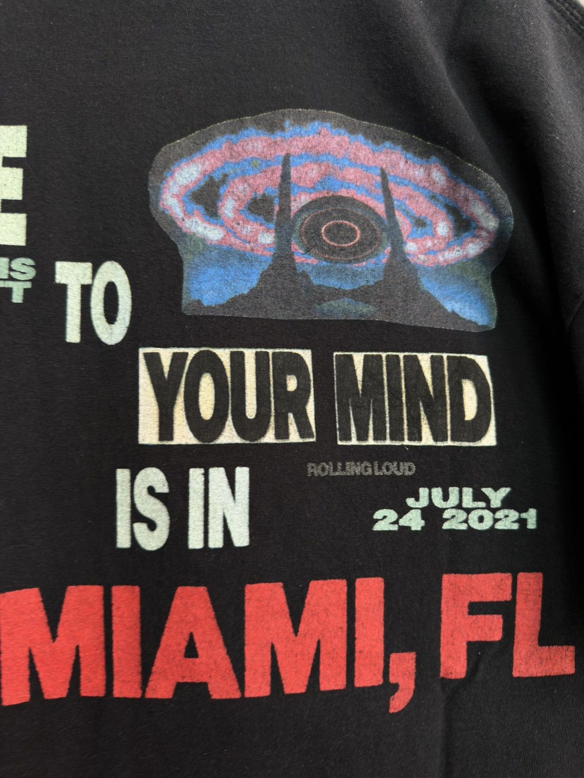 Travis Scott Travis Scott Lost Forever Rolling Loud 2021 Tour Shirt Size US L / EU 52-54 / 3 - 7 Thumbnail