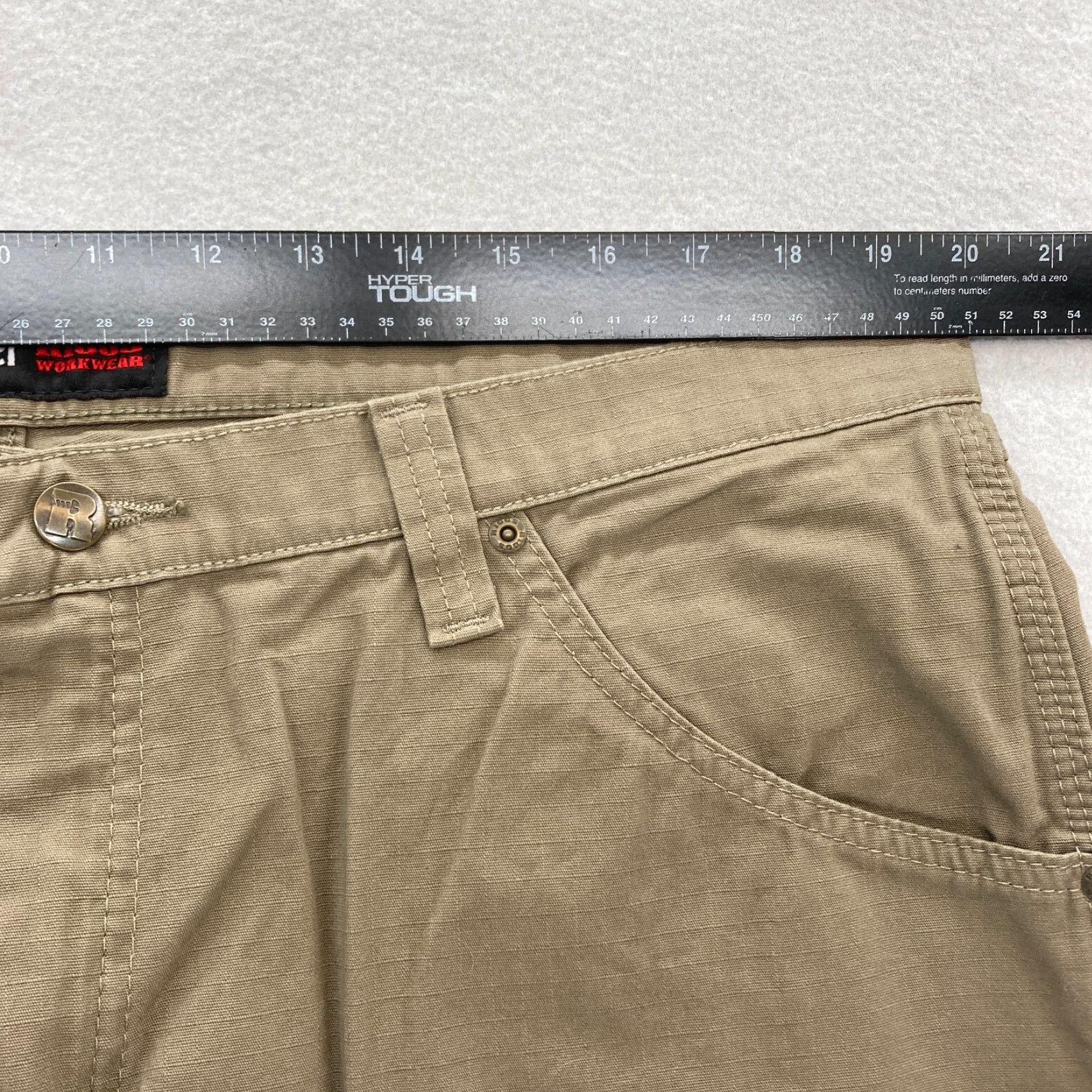 Wrangler Wrangler Riggs Workwear Carpenter Pants Mens 40x30 Brown Ripstop Straight Leg Size US 40 / EU 56 - 6 Thumbnail