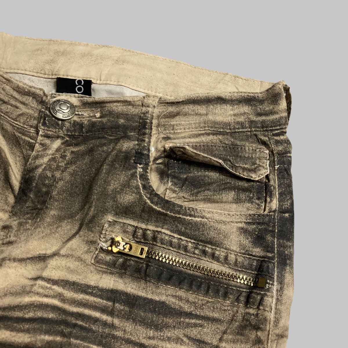 GOSTAR DE FUGA × Japanese Brand × Le Grande Bleu (L.G.B.) 🇯🇵 COOLATIQUES Cargo Pants Slimfit Tie Dye Design RARE💥 Size US 29 - 6 Thumbnail