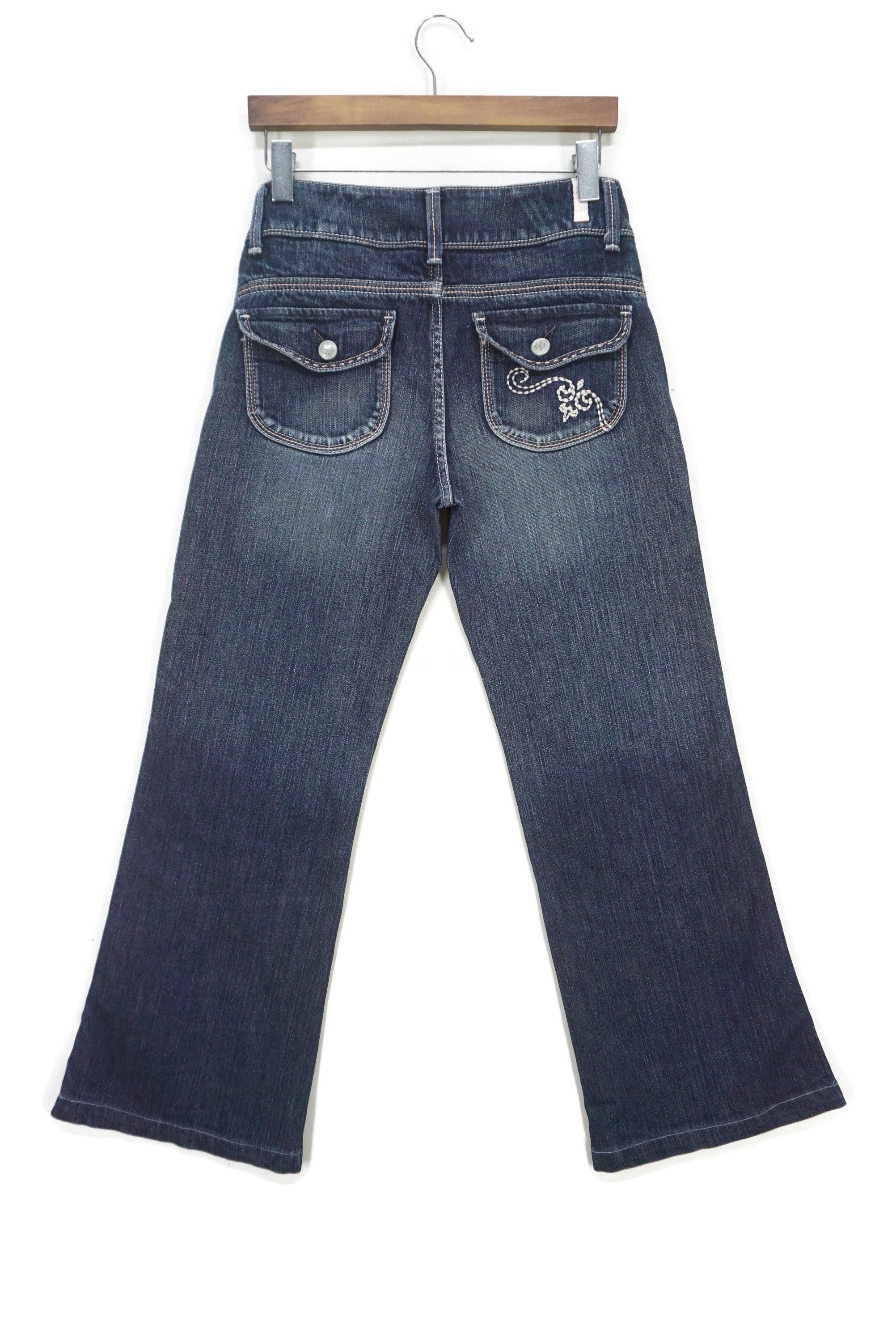 Japanese Brand Brappers Jeans fit W29xL29 Made in Japan Low Rise Bootcut Size 26" / US 2 / IT 38 - 1 Thumbnail