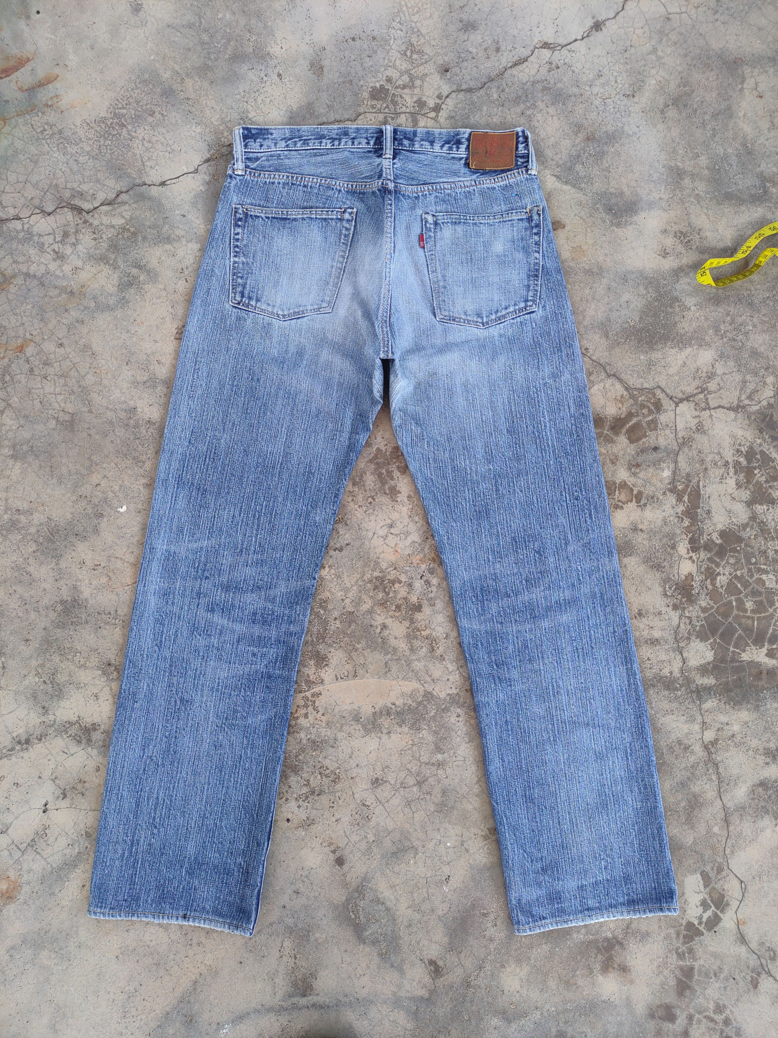 Japanese Brand VINTAGE STORMYBLUE SALVEDGE BUTTON FLY FADED JEANS DENIM Size US 32 / EU 48 - 9 Thumbnail