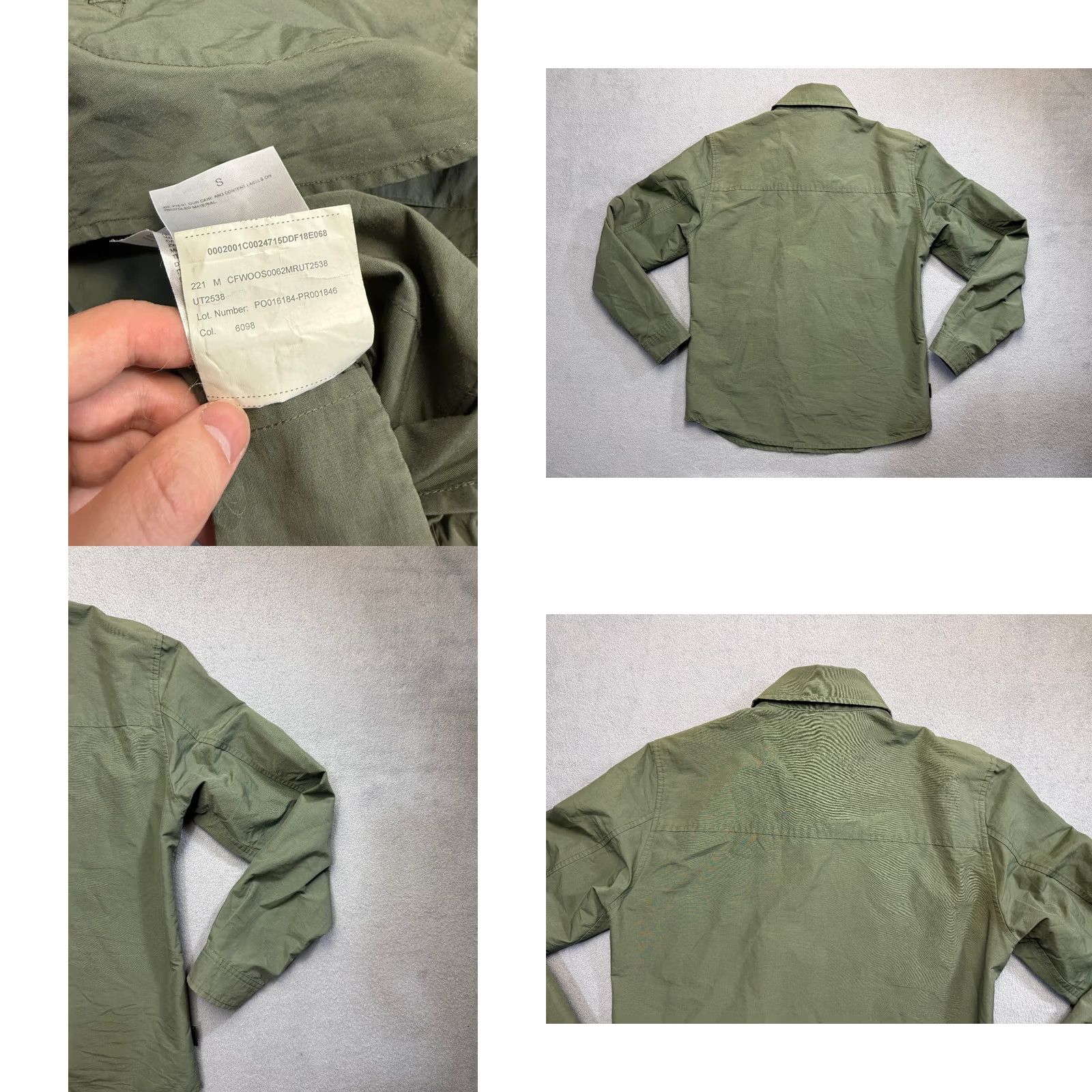 Vintage Woolrich Overshirt Jacket Mens S Green Military Style Snap Buttons Shirt Size US S / EU 44-46 / 1 - 9 Thumbnail