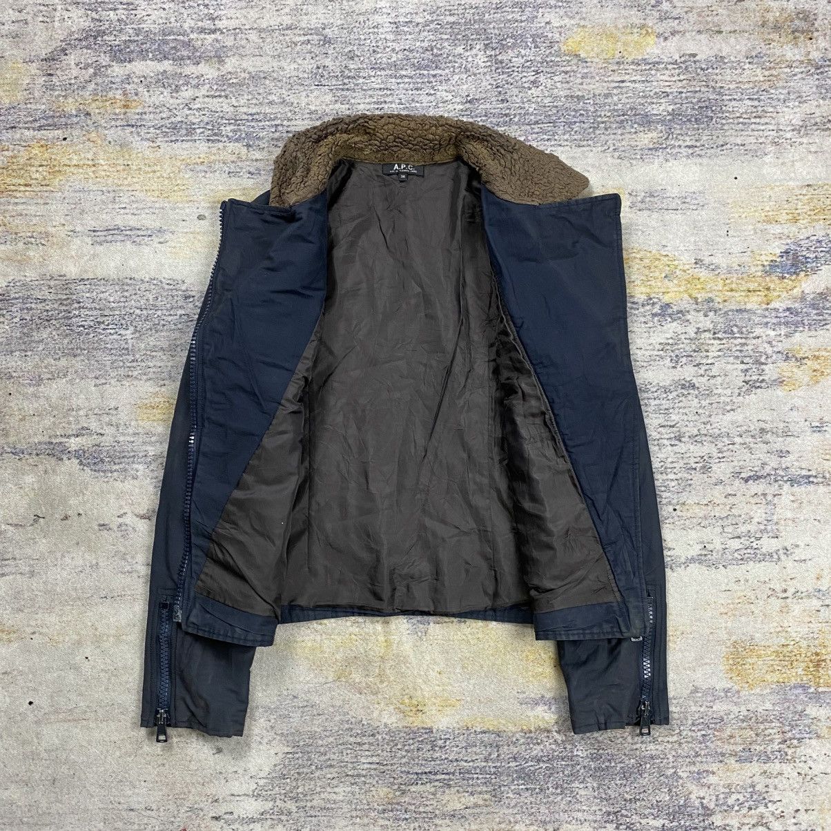 A.P.C. A.p.c asymmetrical bikers jacket Size US S / EU 44-46 / 1 - 10 Thumbnail