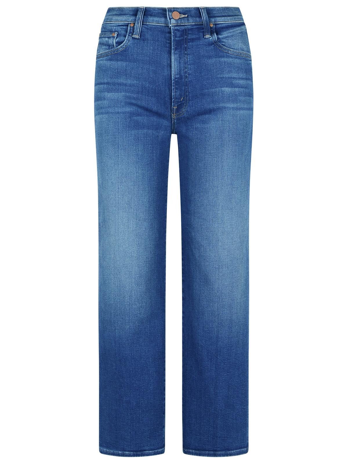 MOTHER MOTHER 'The Rambler Zip Ankle' Blue Cotton Jeans Size 32" / US 10 / IT 46 - 1 Thumbnail