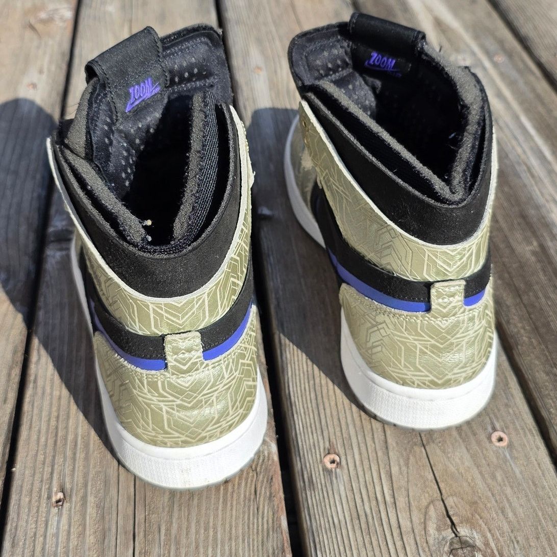 Jordan Brand × Nike Jordan 1 High Zoom Air CMFT "Gold Laser" Size US 9 / EU 42 - 5 Thumbnail