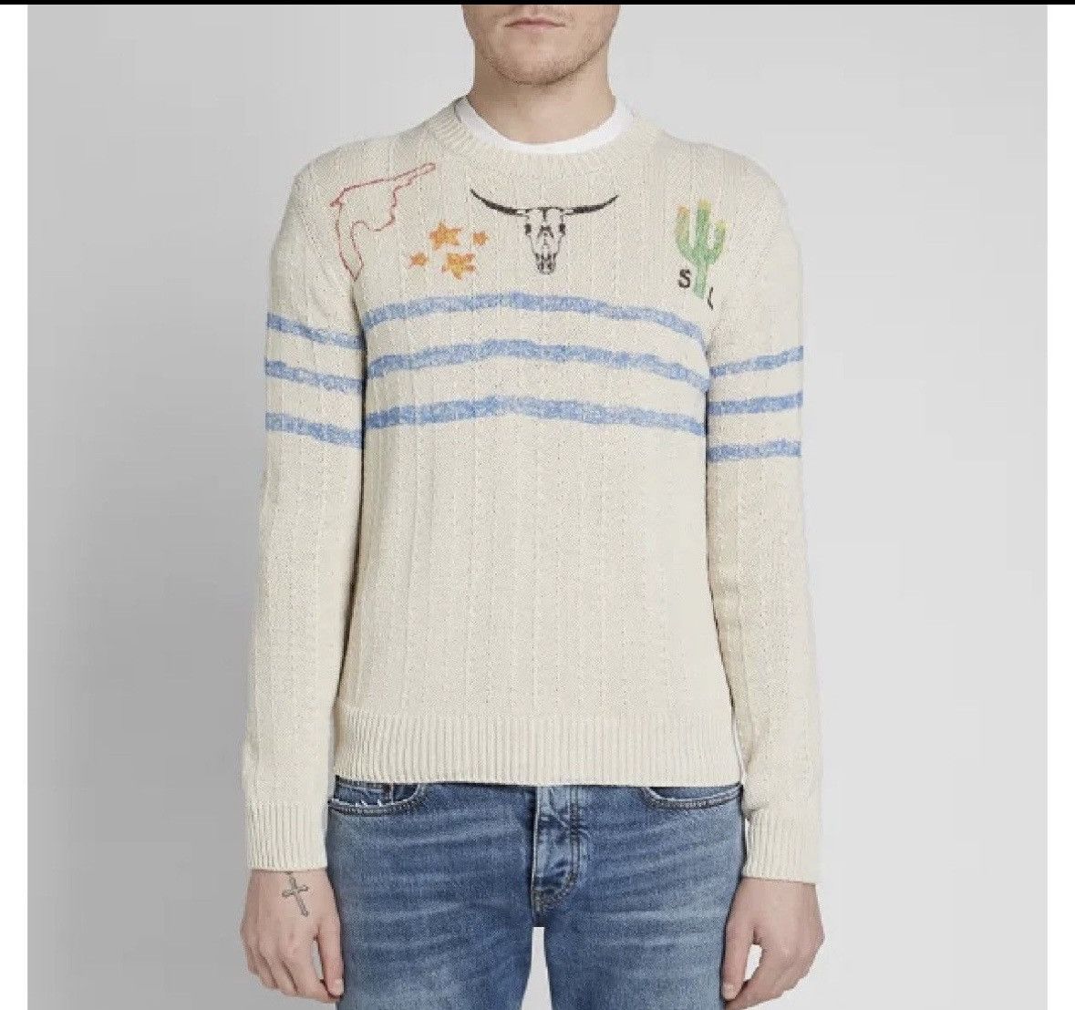 Saint Laurent Paris Western knitwear Size US M / EU 48-50 / 2 - 10 Thumbnail