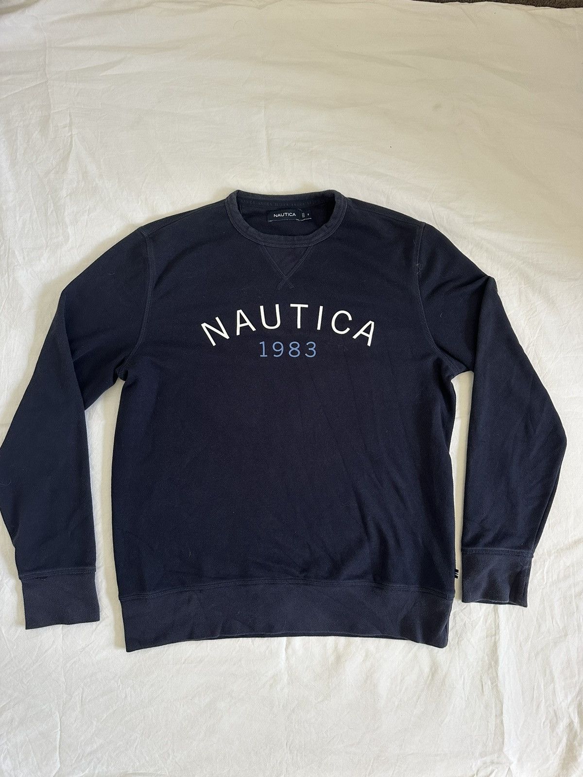 Nautica Navy blue Nautica crew neck Size US S / EU 44-46 / 1 - 1 Thumbnail