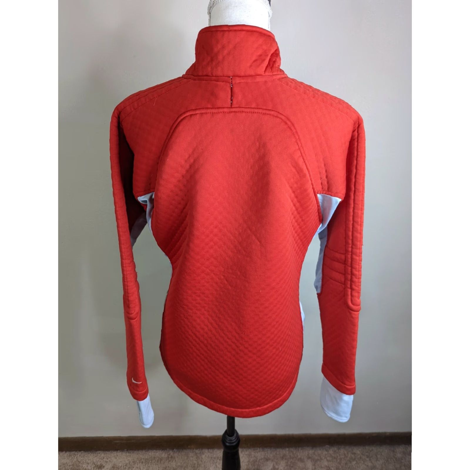 Nike Nike Sphere Thermal 1/2 Zip Women's Jacket M Red Blue Sweatshirt Flaw Size M / US 6-8 / IT 42-44 - 5 Thumbnail