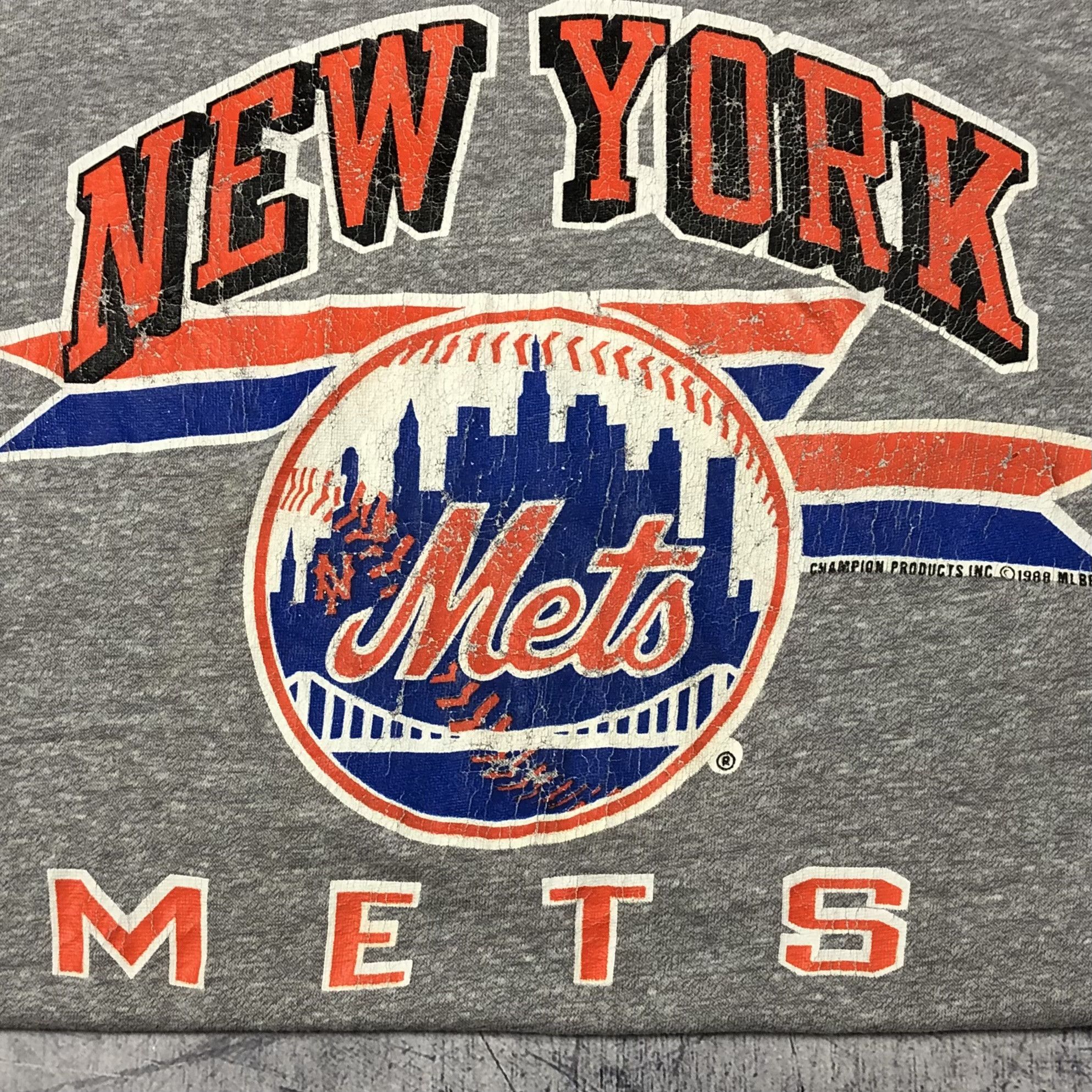 MLB 1988 MLB Mets New York Champion Tee Size US XL / EU 56 / 4 - 2 Thumbnail