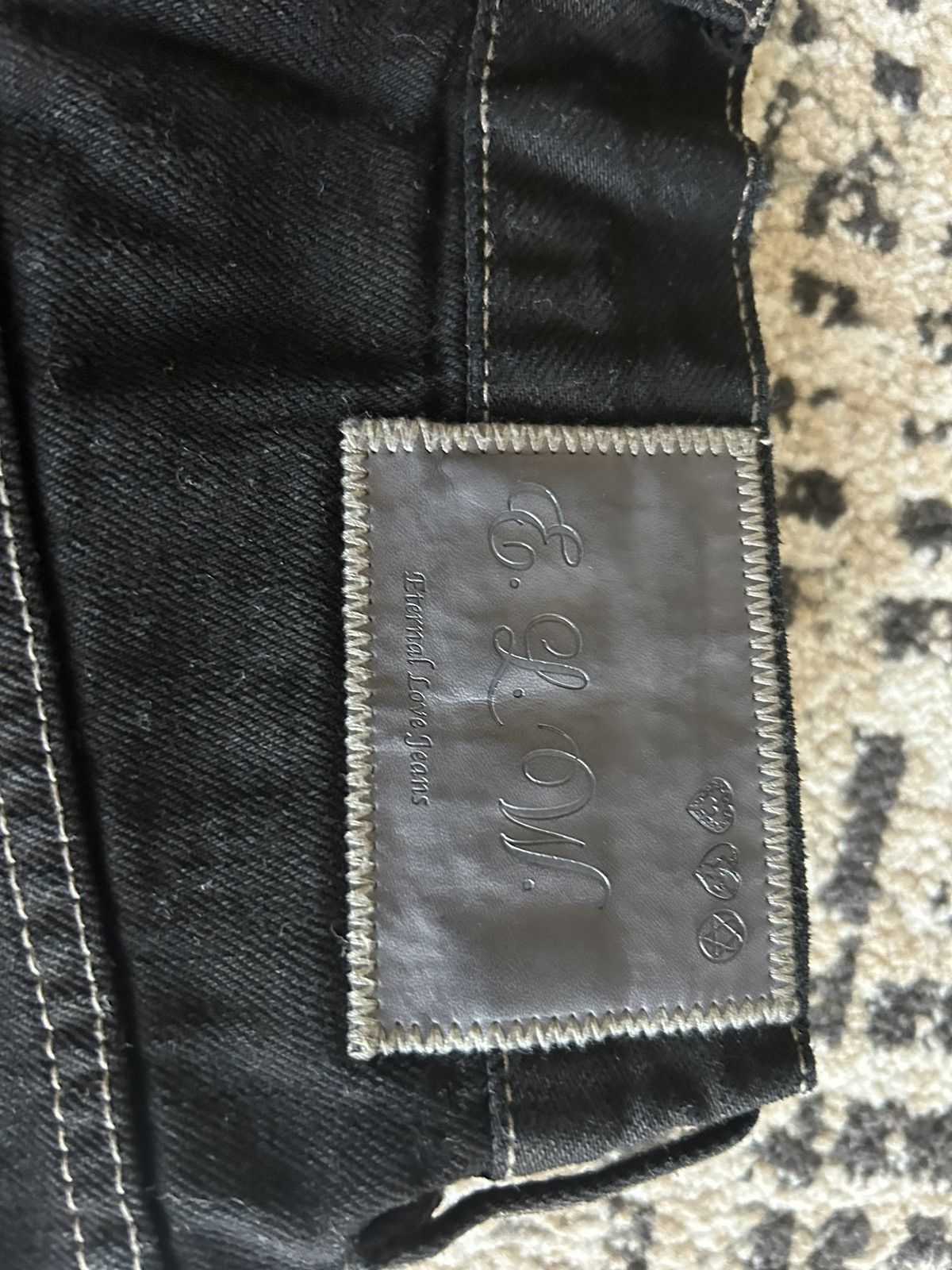 Eternal × Streetwear Eternal Love black baggy jeans | Grailed
