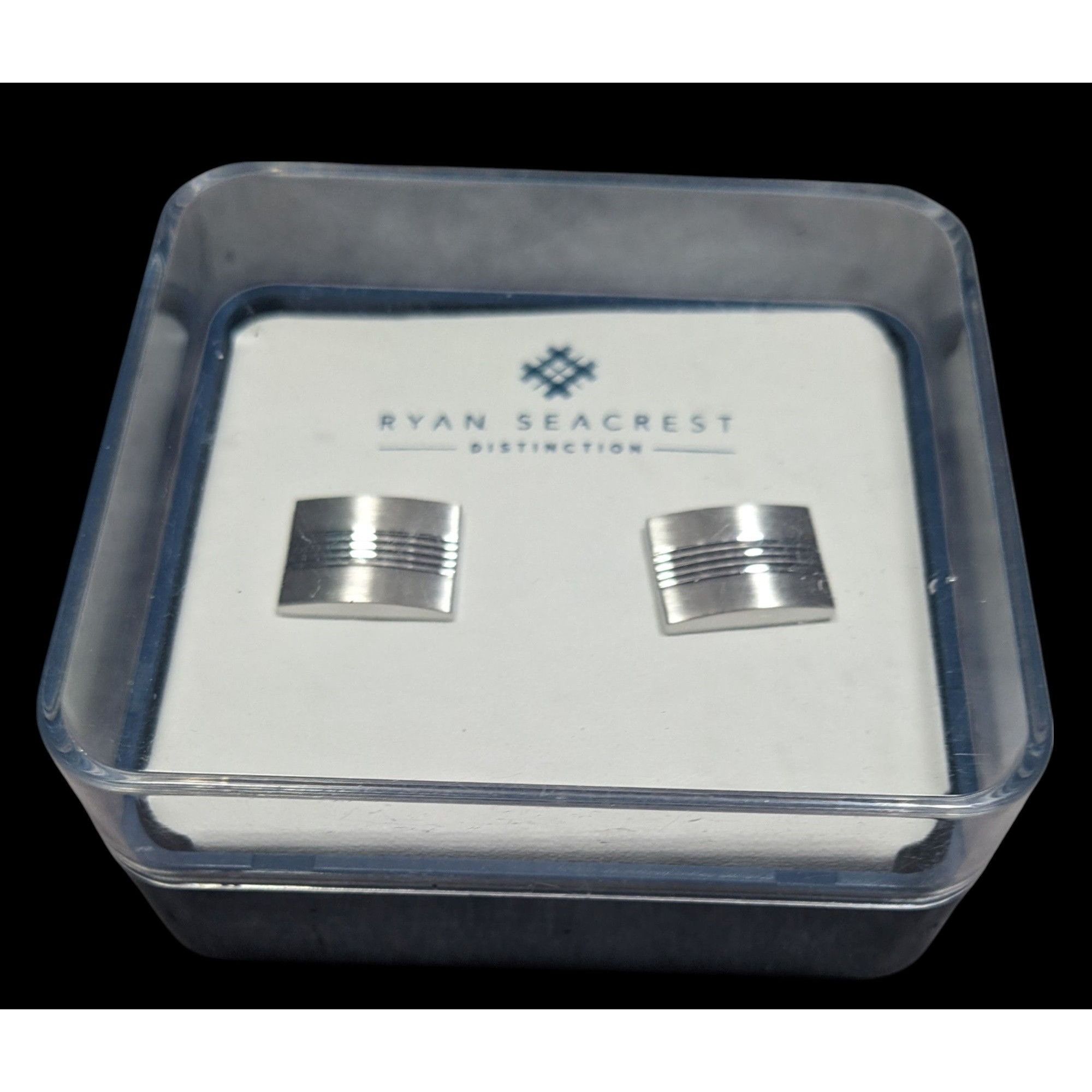 Other Ryan Seacrest Distinction Silver Tone Cufflinks Size ONE SIZE - 2 Thumbnail