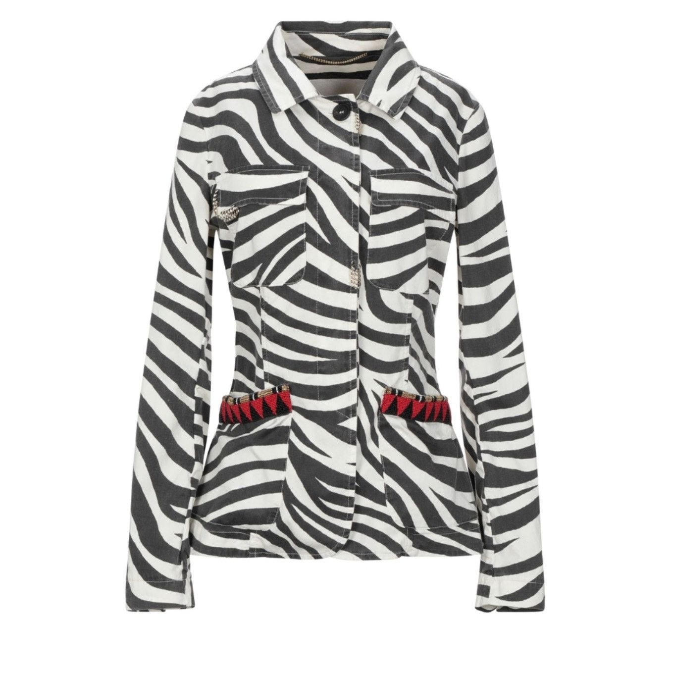 Other Bazar Deluxe, Zebra Print Blazer, NWT, Size 40 Size S / US 4 / IT 40 - 1 Thumbnail
