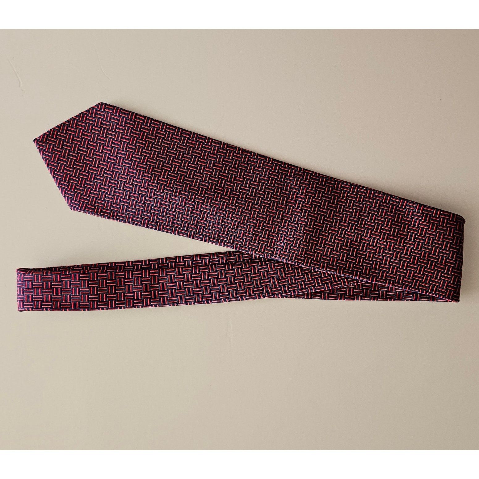 Brooks Brothers Brooks Brothers MAKERS USA 100% Silk Woven Necktie Tie 3.75" Size ONE SIZE - 3 Thumbnail