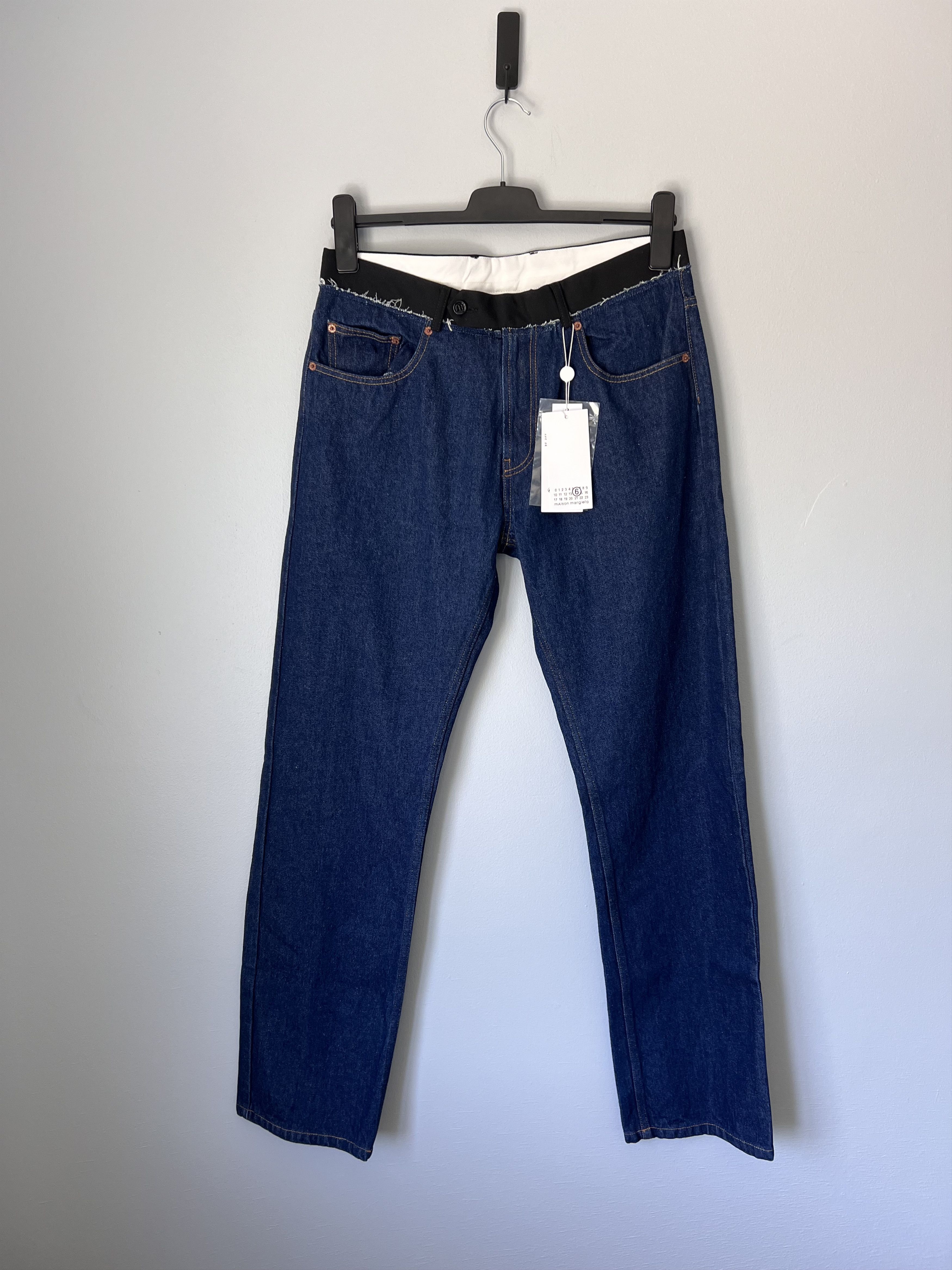 Maison Margiela MM6 Maison Margiela Mid Rise Blue Jeans Size US 34 / EU 50 - 1 Thumbnail