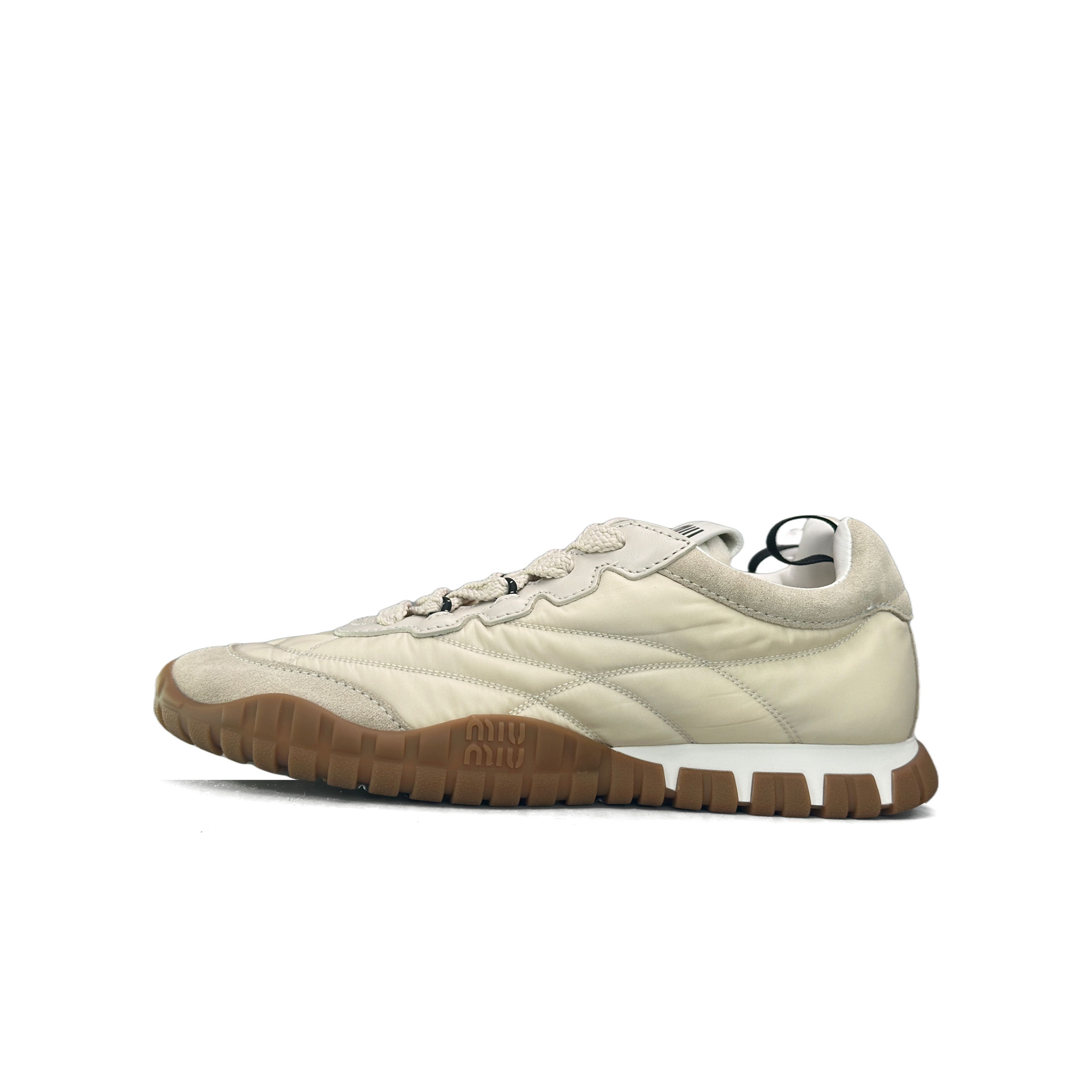 Miu Miu Miu Miu Suede Low-Top Sneakers Size 37 Size US 7 / IT 37 - 1 Thumbnail