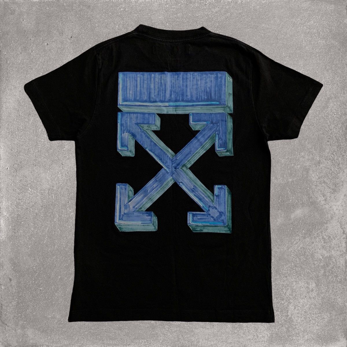 Off-White Off White Small Tee Marker Arrows Black T-Shirt Virgil Abloh Size US S / EU 44-46 / 1 - 1 Thumbnail