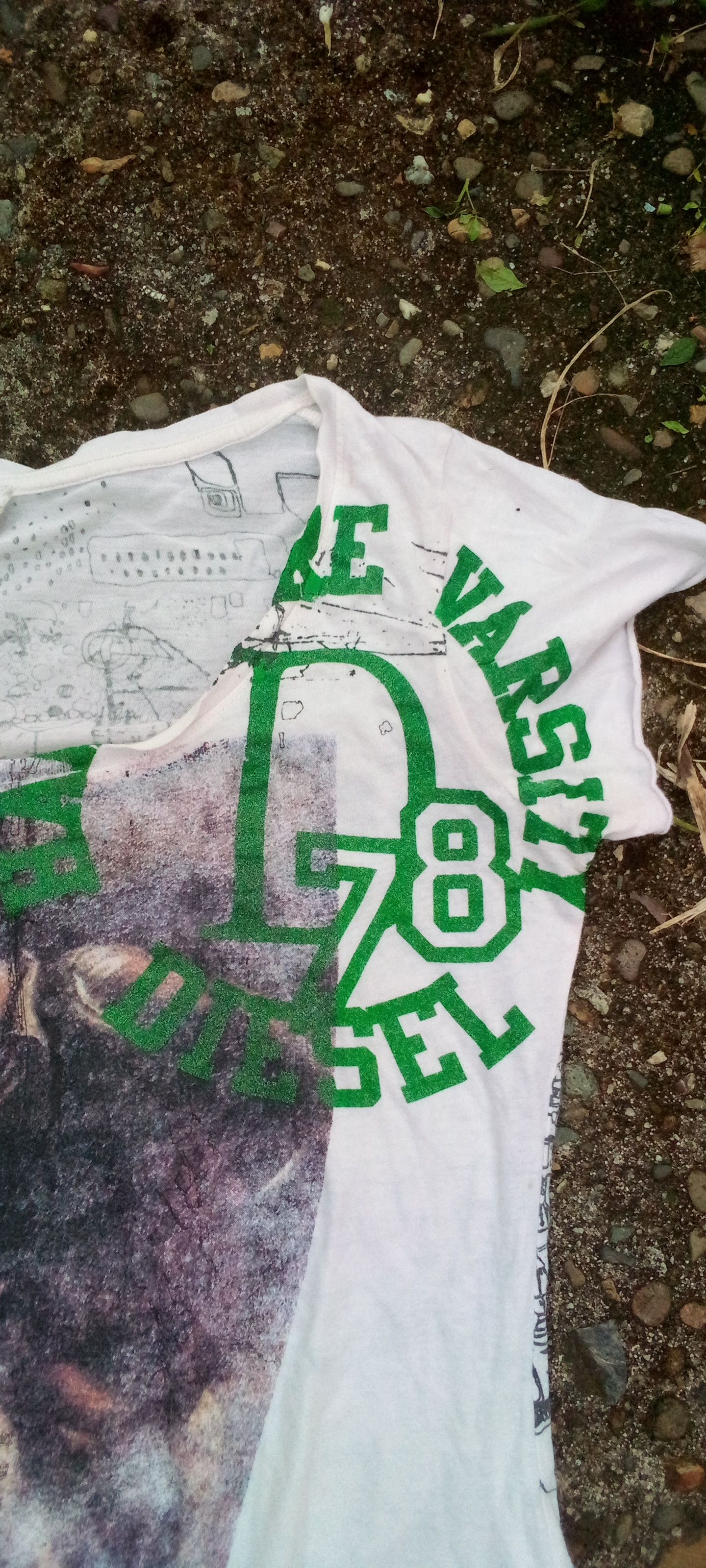 Diesel 2000s Diesel AOP Tshirt Size S / US 4 / IT 40 - 7 Thumbnail