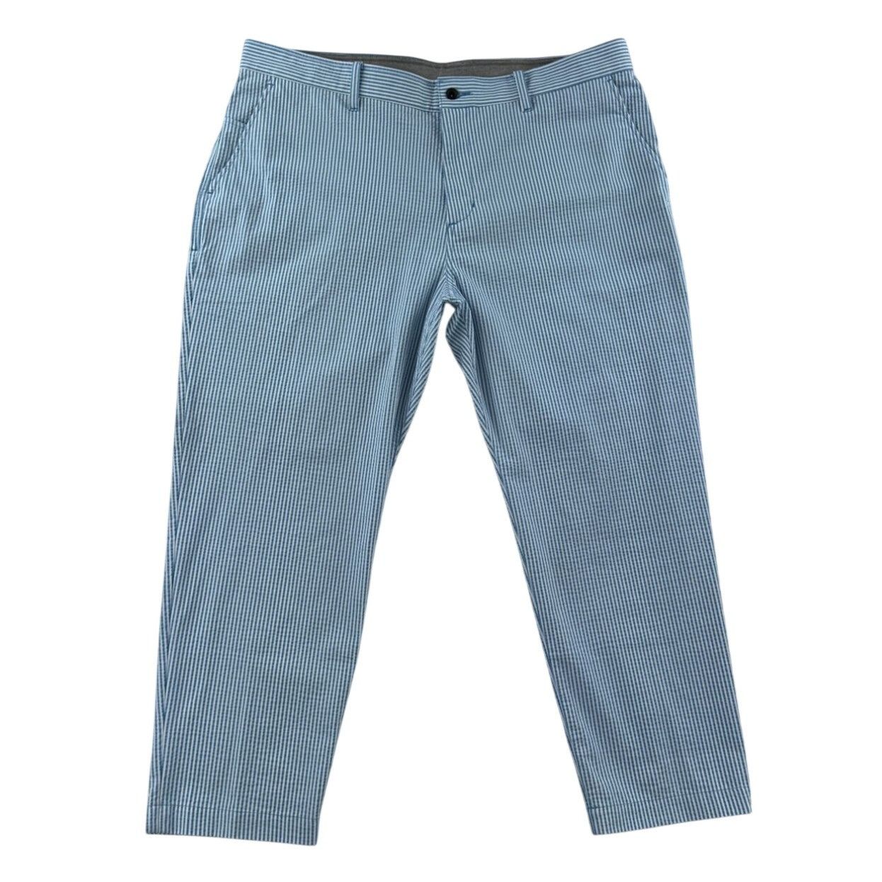 Nike Nike Golf Dri-FIT UV Blue Striped Seersucker Pants 42 x 30 Size US 42 / EU 58 - 1 Thumbnail
