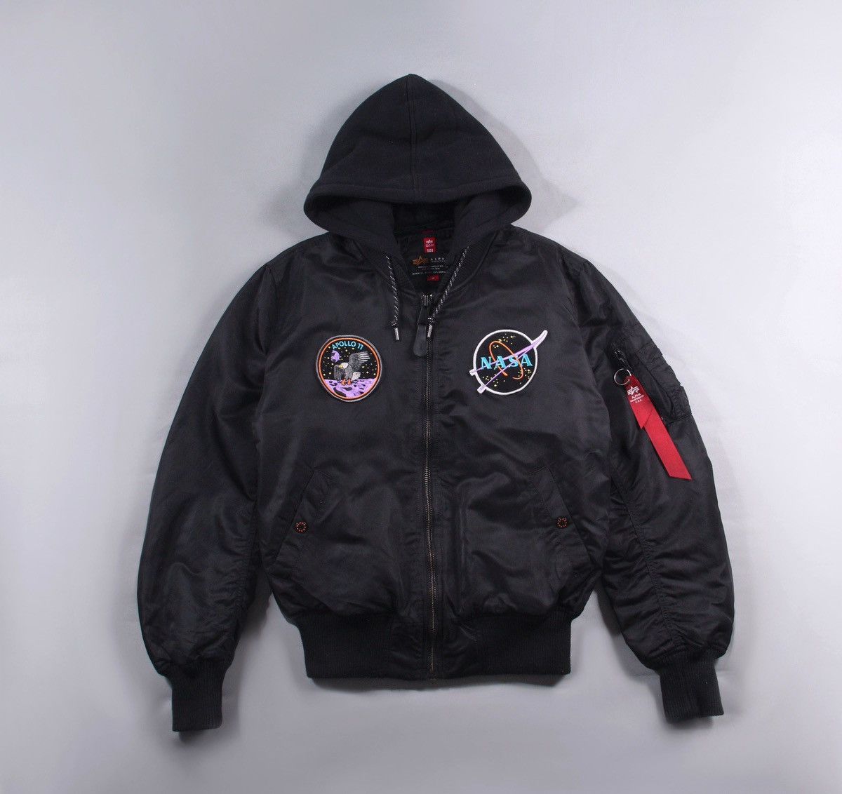 Alpha Industries Black MA-1 CWU-45P Flight Jacket M