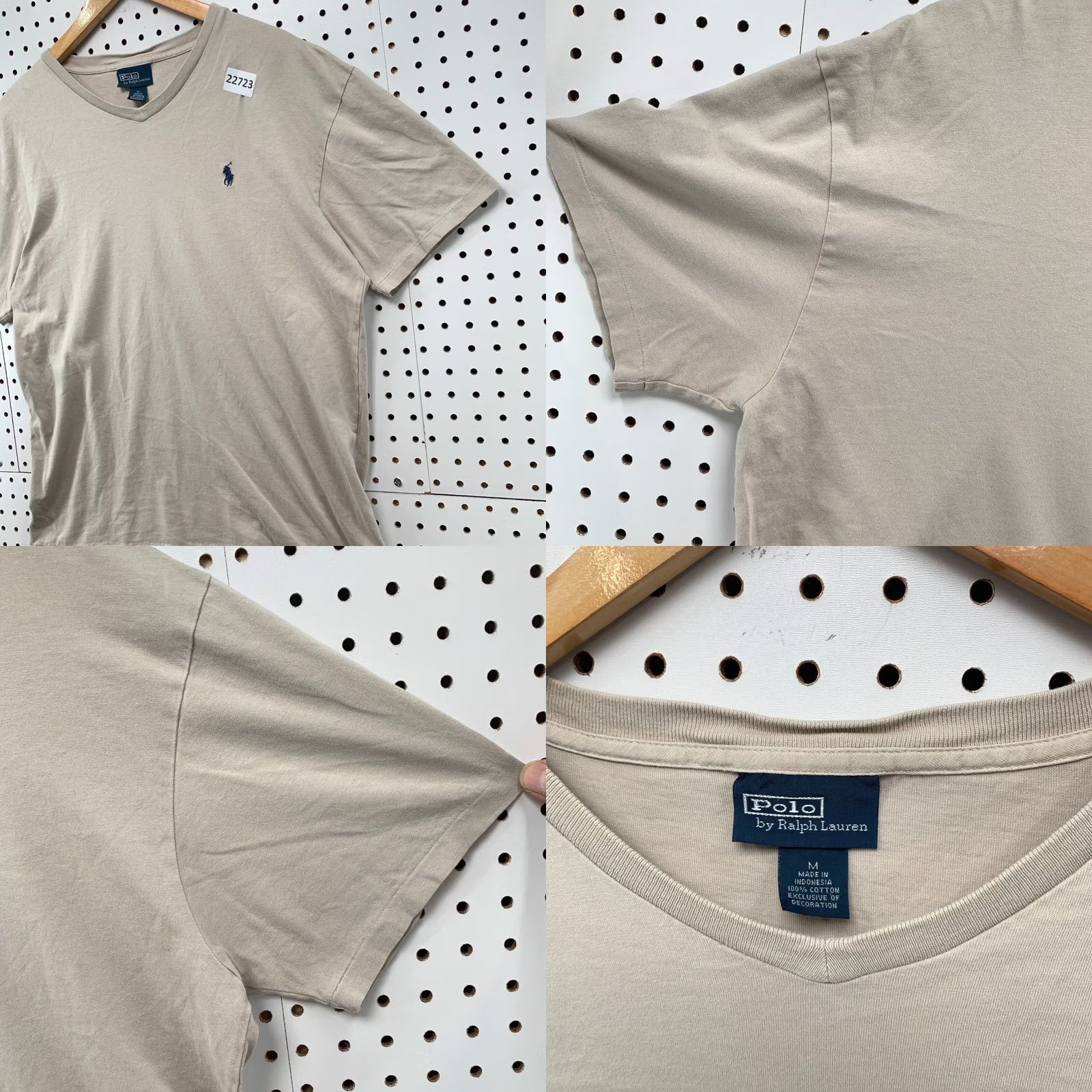 Polo Ralph Lauren VINTAGE Polo Ralph Lauren Shirt Brown Single Stitch Adult Medium 90s Mens Size US M / EU 48-50 / 2 - 8 Thumbnail