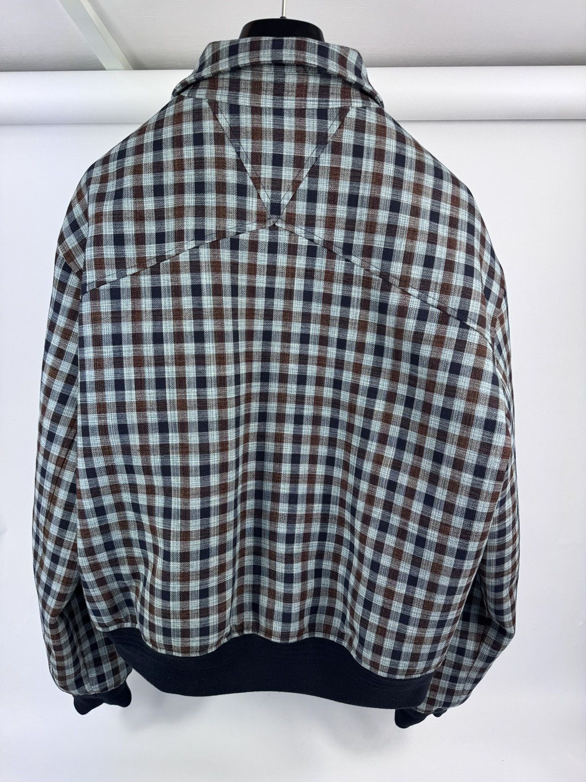Bottega Veneta CHECKED FULL ZIP JACKET Size US L / EU 52-54 / 3 - 2 Thumbnail