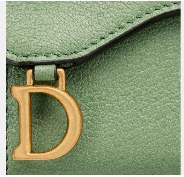 Dior o1w1db11024 Size: OS / Saddle Lotus Wallet in Dark Mint Size ONE SIZE - 6 Thumbnail