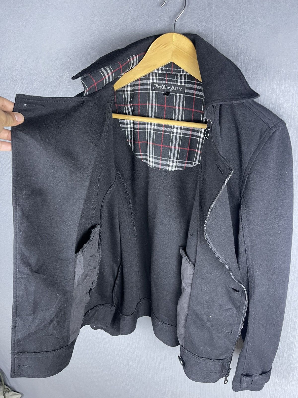 In The Attic 🔥STEALS IN THE ATTIC Double Layer Punk Style Hoodie Jacket Size US M / EU 48-50 / 2 - 13 Thumbnail
