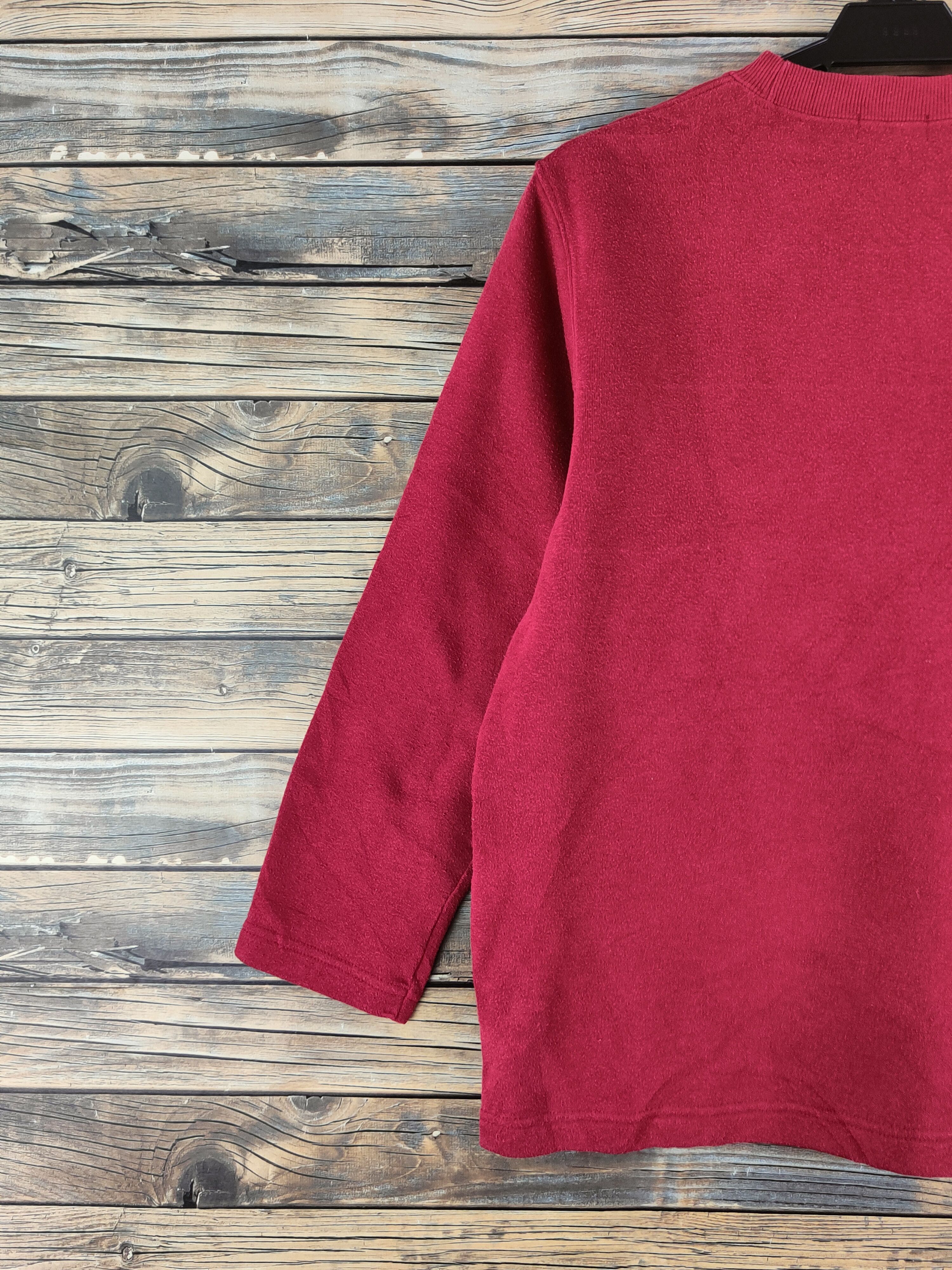 Japanese Brand Vintage Faded Polo Red Sweatshirts Size US M / EU 48-50 / 2 - 8 Thumbnail