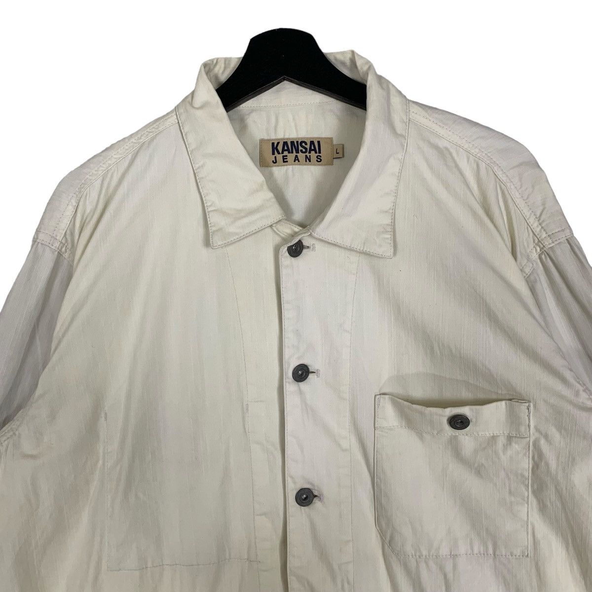 Designer Kansai yamamoto Japanese Designer Light Jacket Button Jacket Size US M / EU 48-50 / 2 - 3 Thumbnail