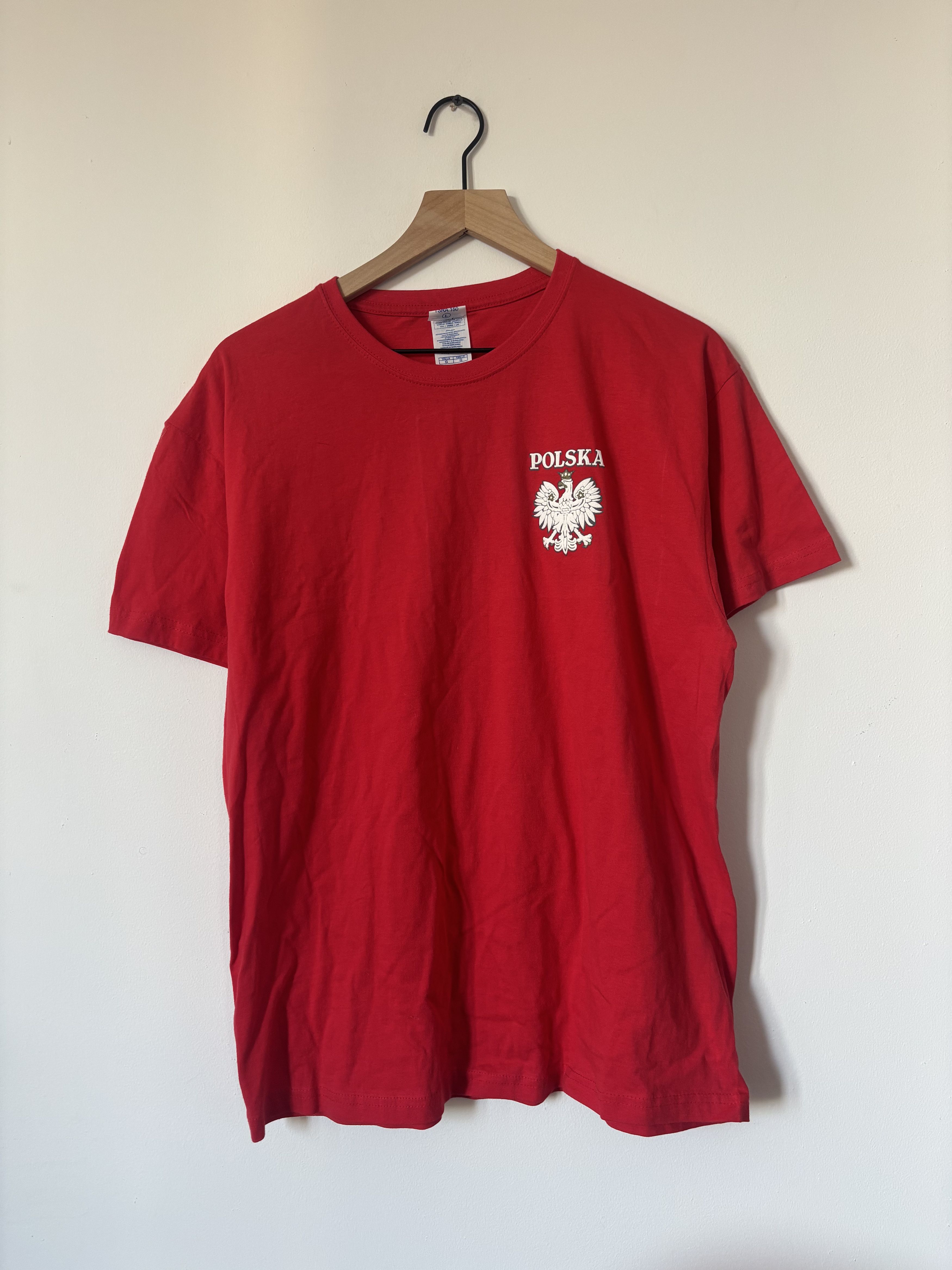 Other Polska Red Eagle Logo Tee Large L Polish Poland Size US L / EU 52-54 / 3 - 4 Thumbnail