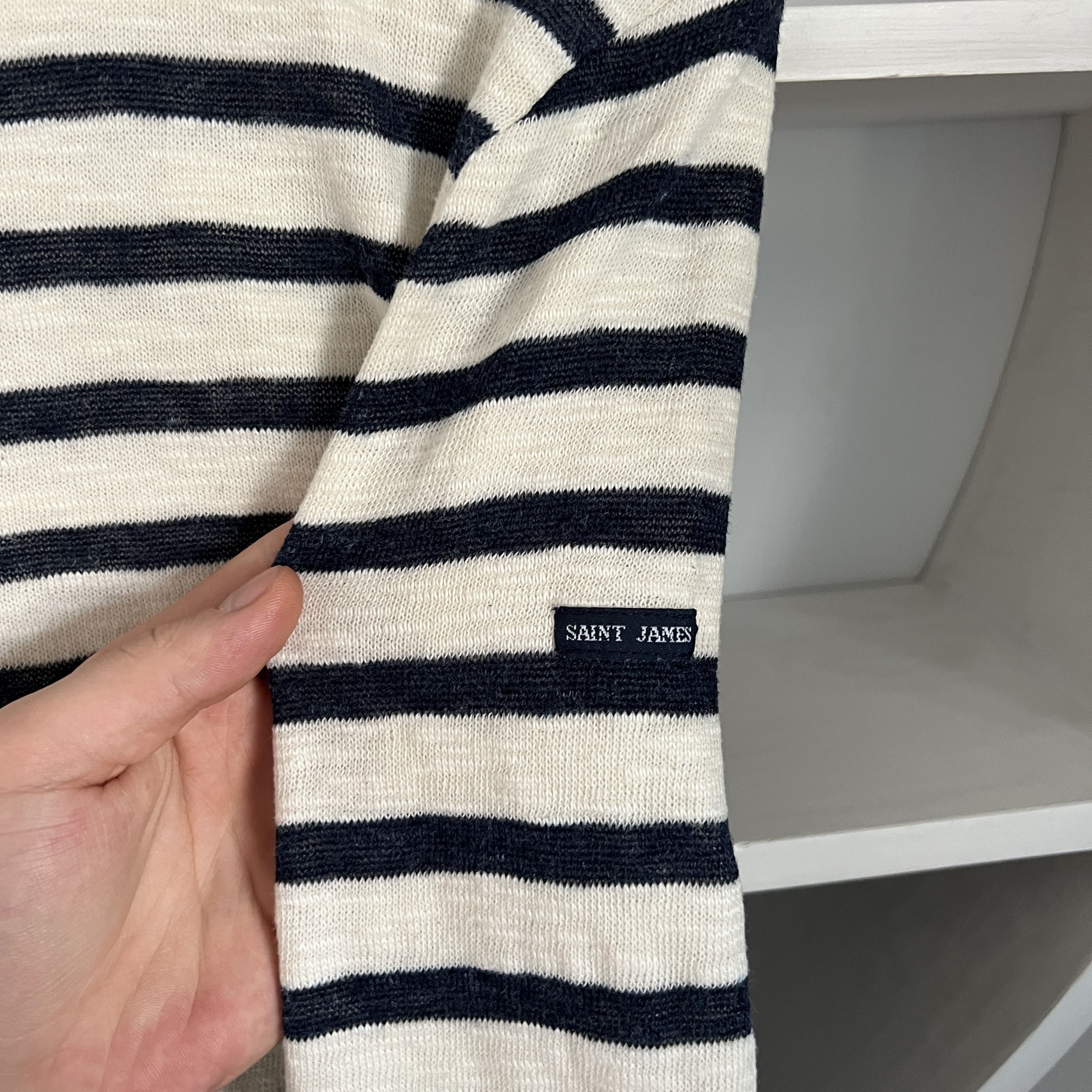 Japanese Brand × Saint James Men's SAINT JAMES Vintage Stripped Long Sleeve Size M-L Size US M / EU 48-50 / 2 - 6 Thumbnail