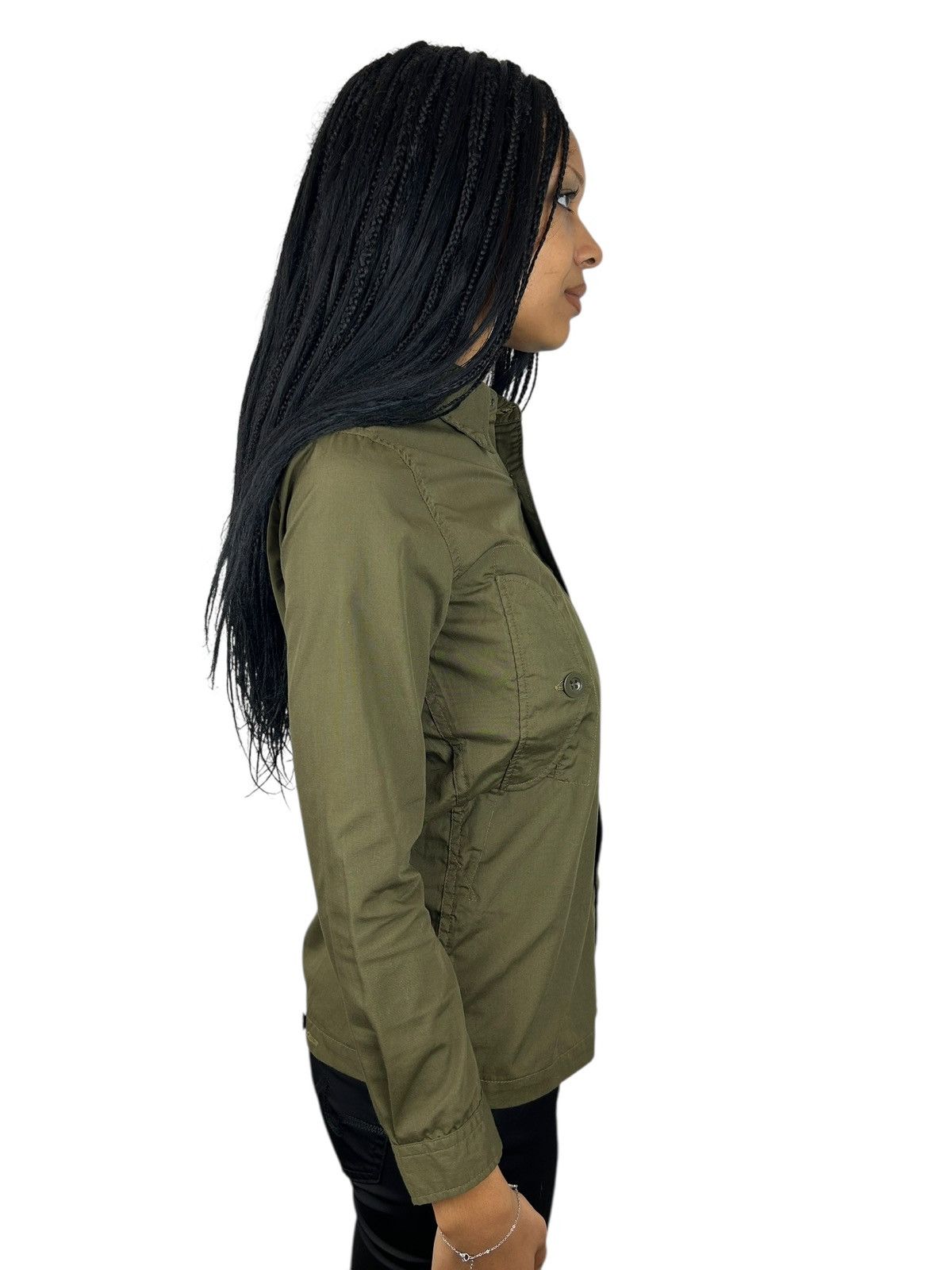 Johnbull Symmetrical Chest Pocket Military Button-Up Shirt