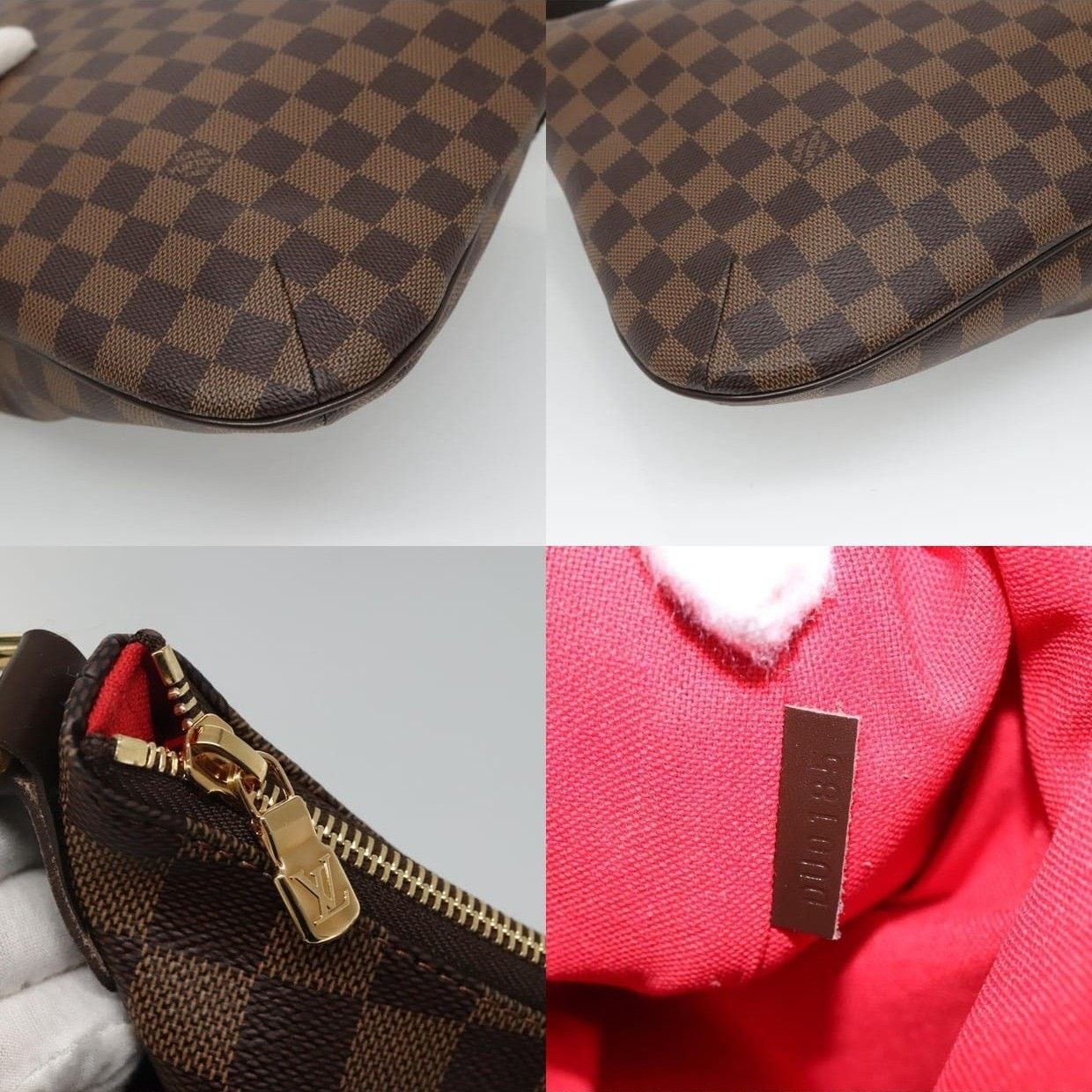 Louis Vuitton Louis Vuitton Damier Ebene Bloomsbury PM Shoulder Bag Brown Size ONE SIZE - 15 Thumbnail