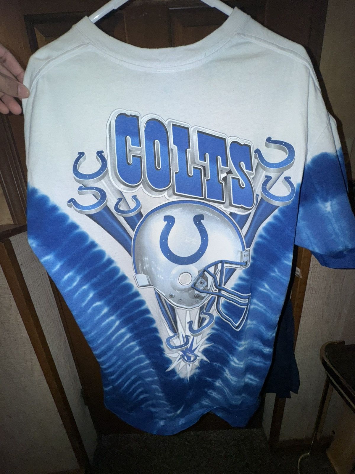 Majestic Colts Vintage Majestic Logo Tie Dye Tee Size US L / EU 52-54 / 3 - 3 Thumbnail