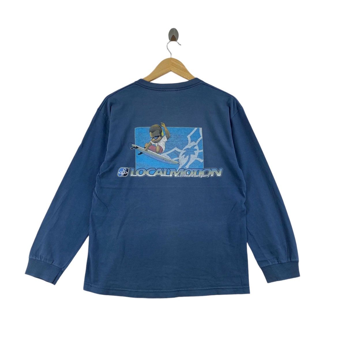 Vintage Vintage LOCAL MOTION Surfboards Long Sleeve Tee Surf Style Size US M / EU 48-50 / 2 - 1 Thumbnail