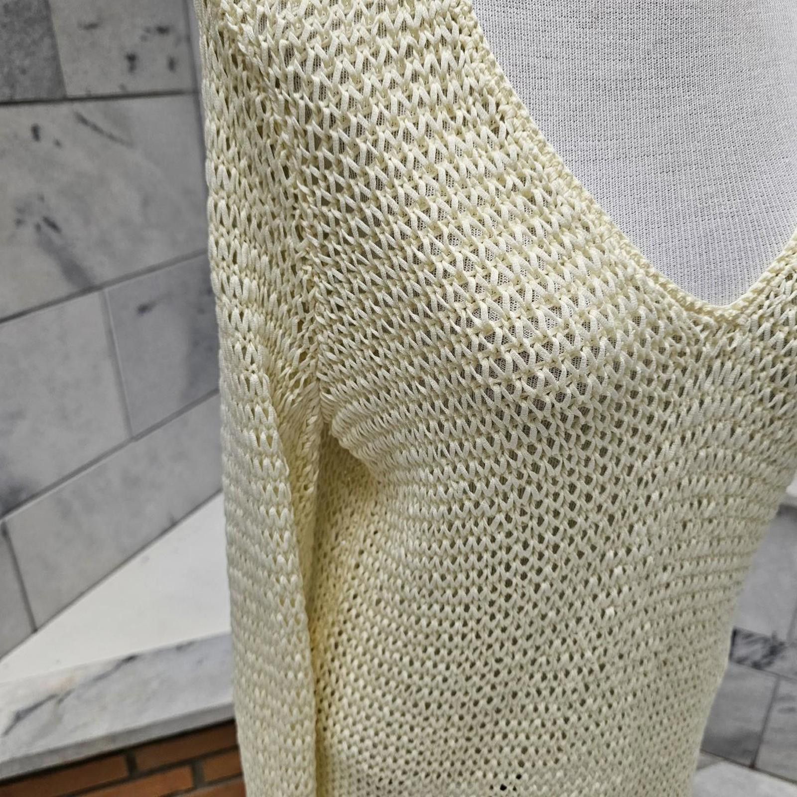 Designer J. Jill Women's Cream Knitted Cream Sweater Size L / US 10 / IT 46 - 3 Thumbnail
