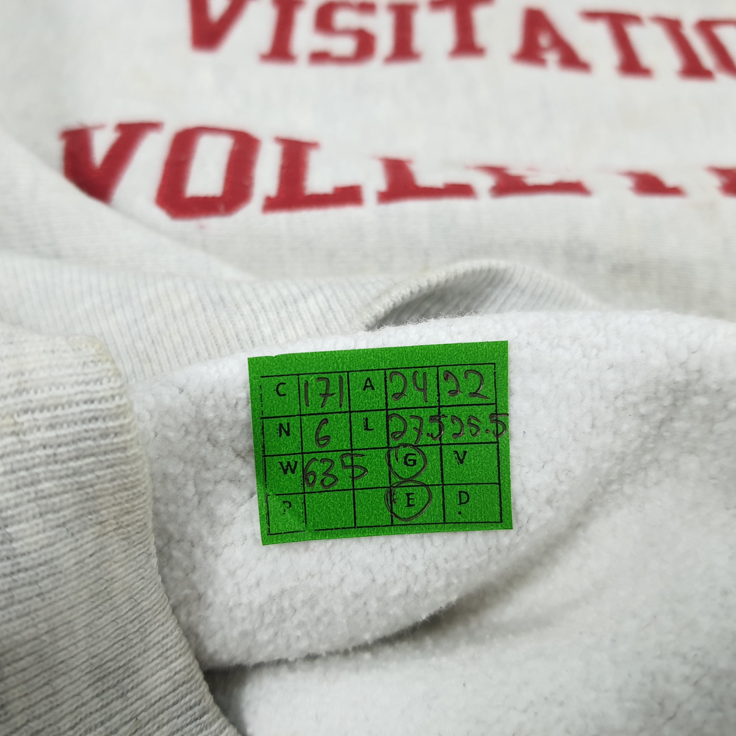 Champion Vintage Visitation Volkeyball Sports Sweatshirts Size US L / EU 52-54 / 3 - 9 Thumbnail
