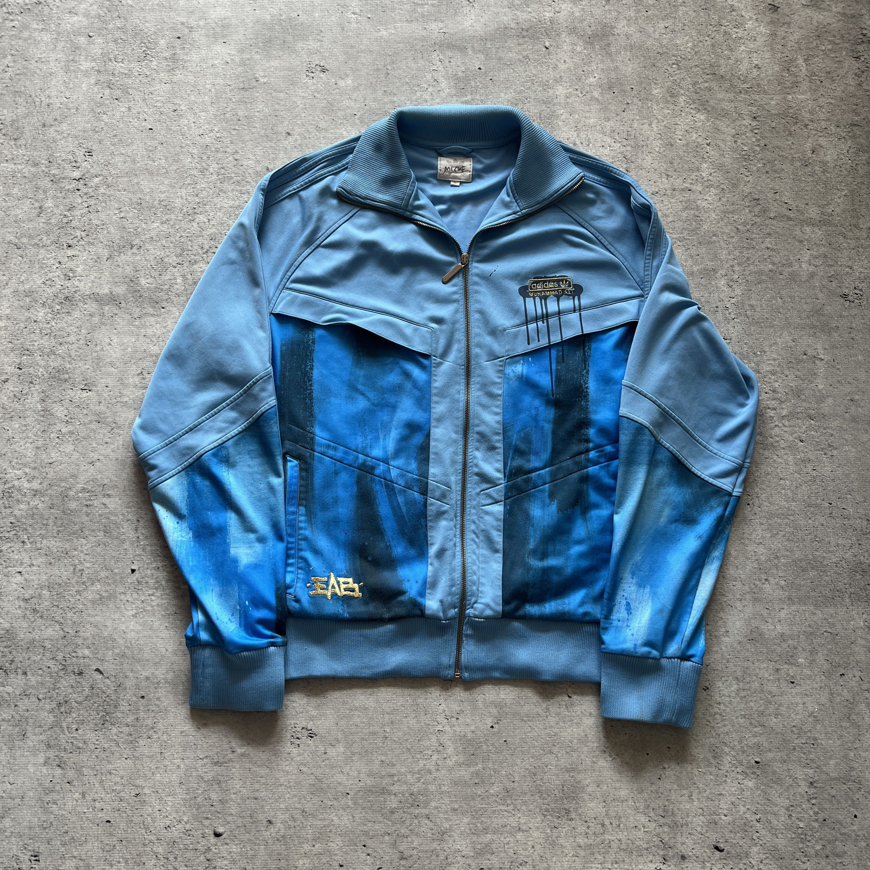 image of Adidas Limited Edition 'muhammad Ali' Track Top 2007 in Blue, Men's (Size XL)