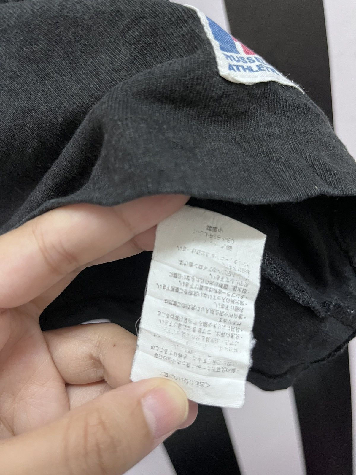 Russell Athletic × Vintage Vintage 80s Russell Athletic Logo USA Made tee Size US M / EU 48-50 / 2 - 4 Thumbnail