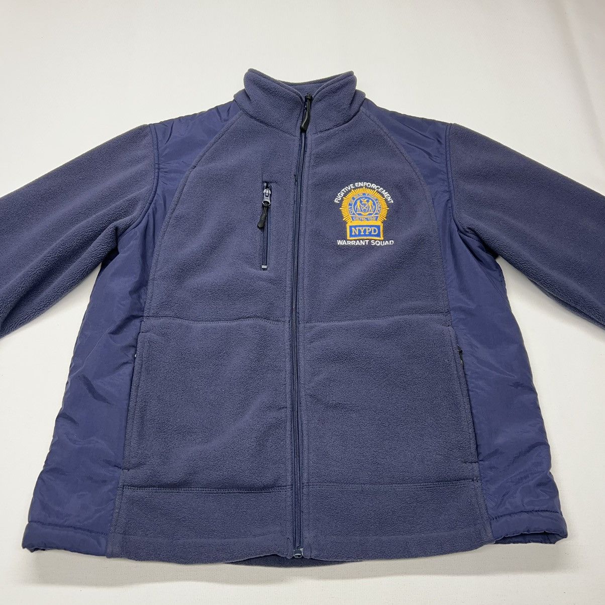 Other NYPD Fleece Sweatshirt Blue Zip Police Warrant Enforcement Size US M / EU 48-50 / 2 - 2 Thumbnail