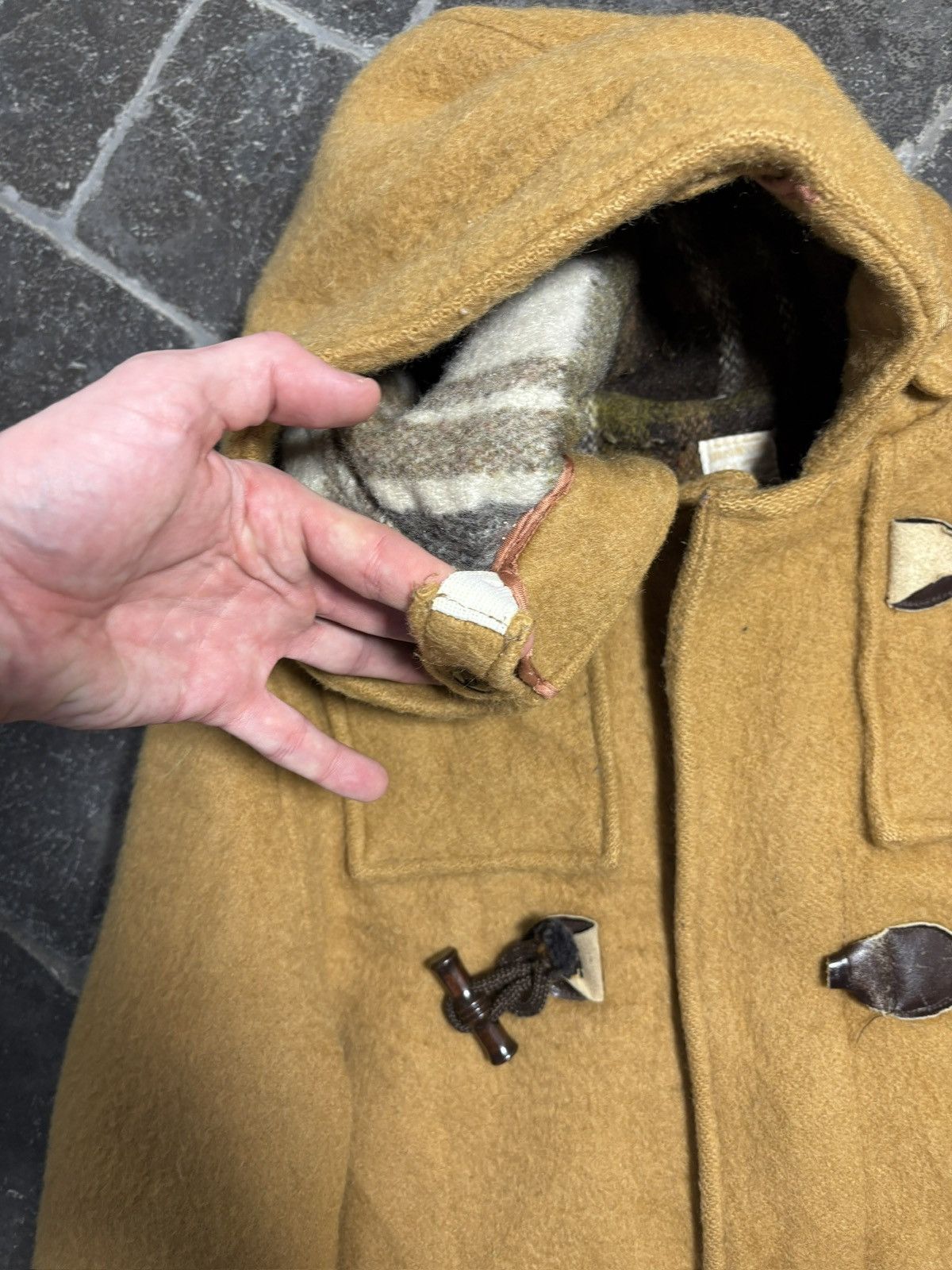 Hudsons Bay Vintage Hudsons Bay Wool Duffle Coat Hooded Parka Canada Size US S / EU 44-46 / 1 - 4 Thumbnail