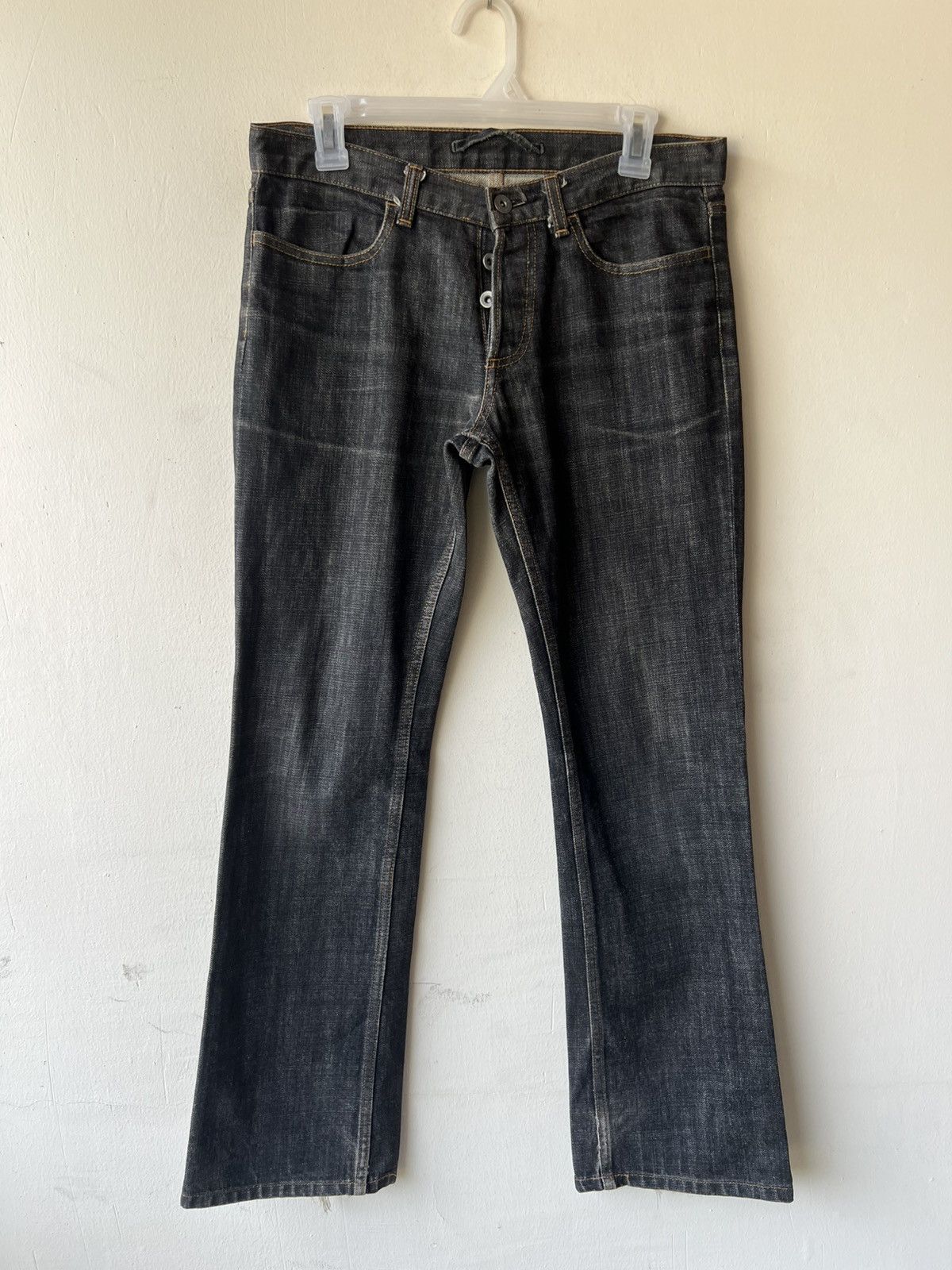 RIPVANWINKLE RIP VAN WINKLE Japan Fade Denim Flare Jeans Size US 29 - 2 Thumbnail